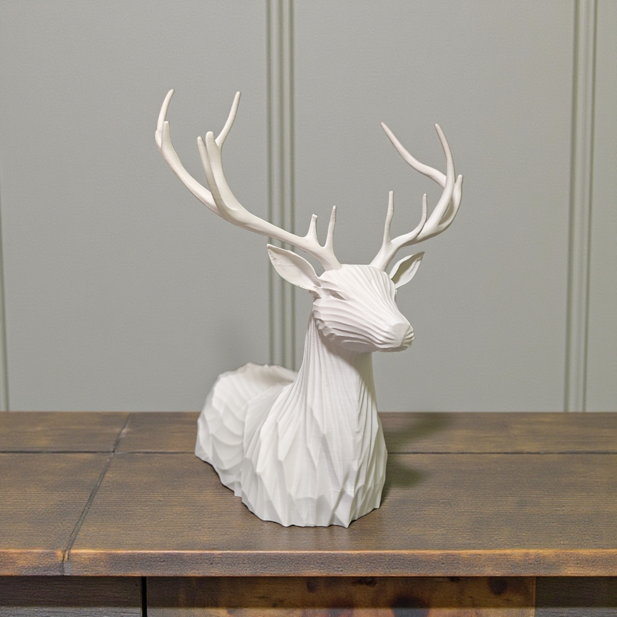 Sculpture #44 – Abstract stag sculpture 3D print product image 2 by Deltaprints