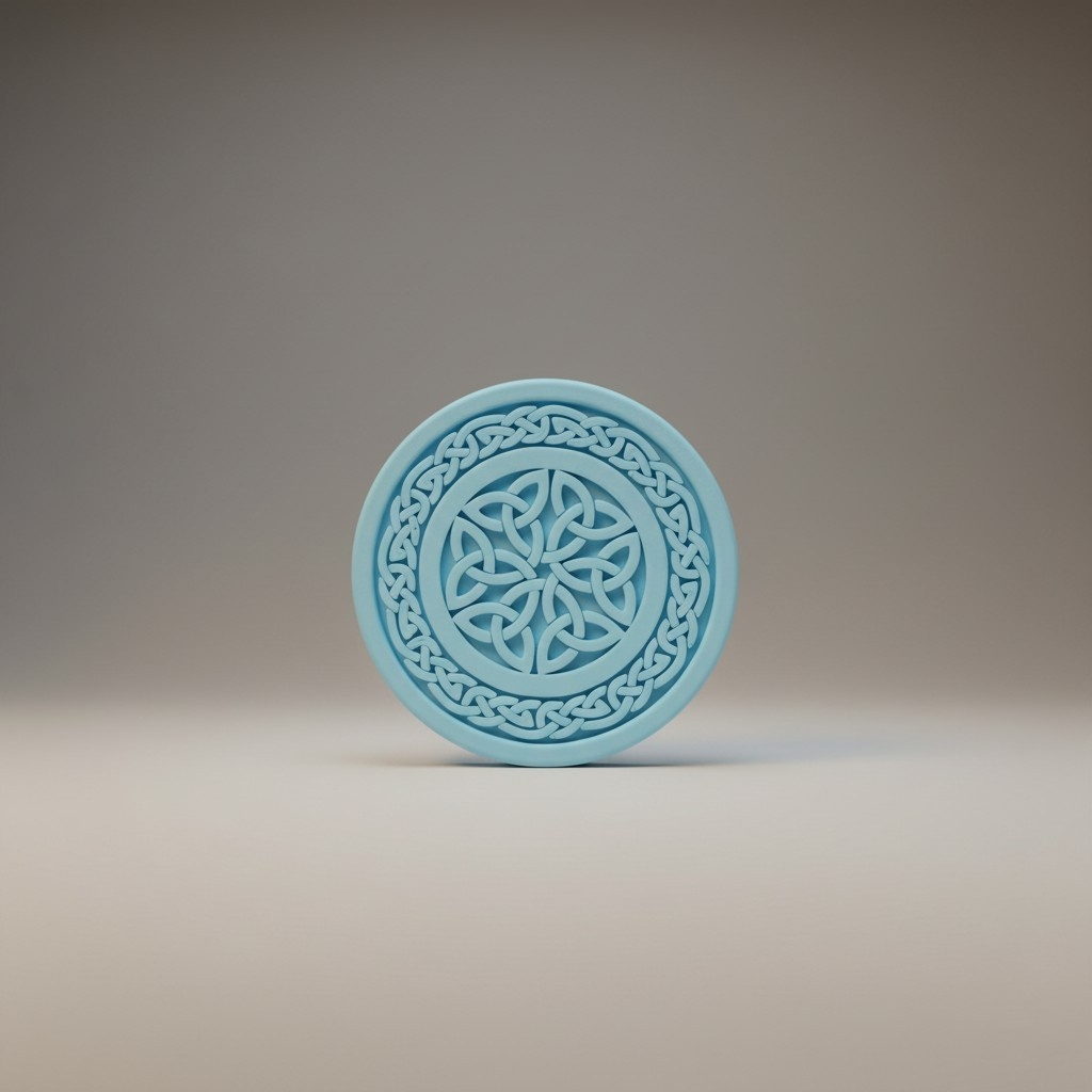 Coaster with Celtic decor 3D print product image 2 by Deltaprints