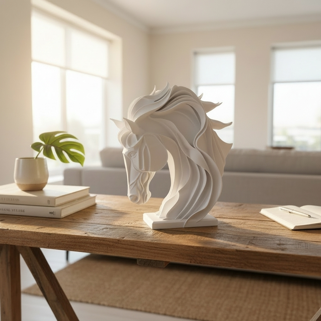 Sculpture #48 – Beautiful Abstract Horse Sculpture commercial STL file Sculptures by Deltaprints