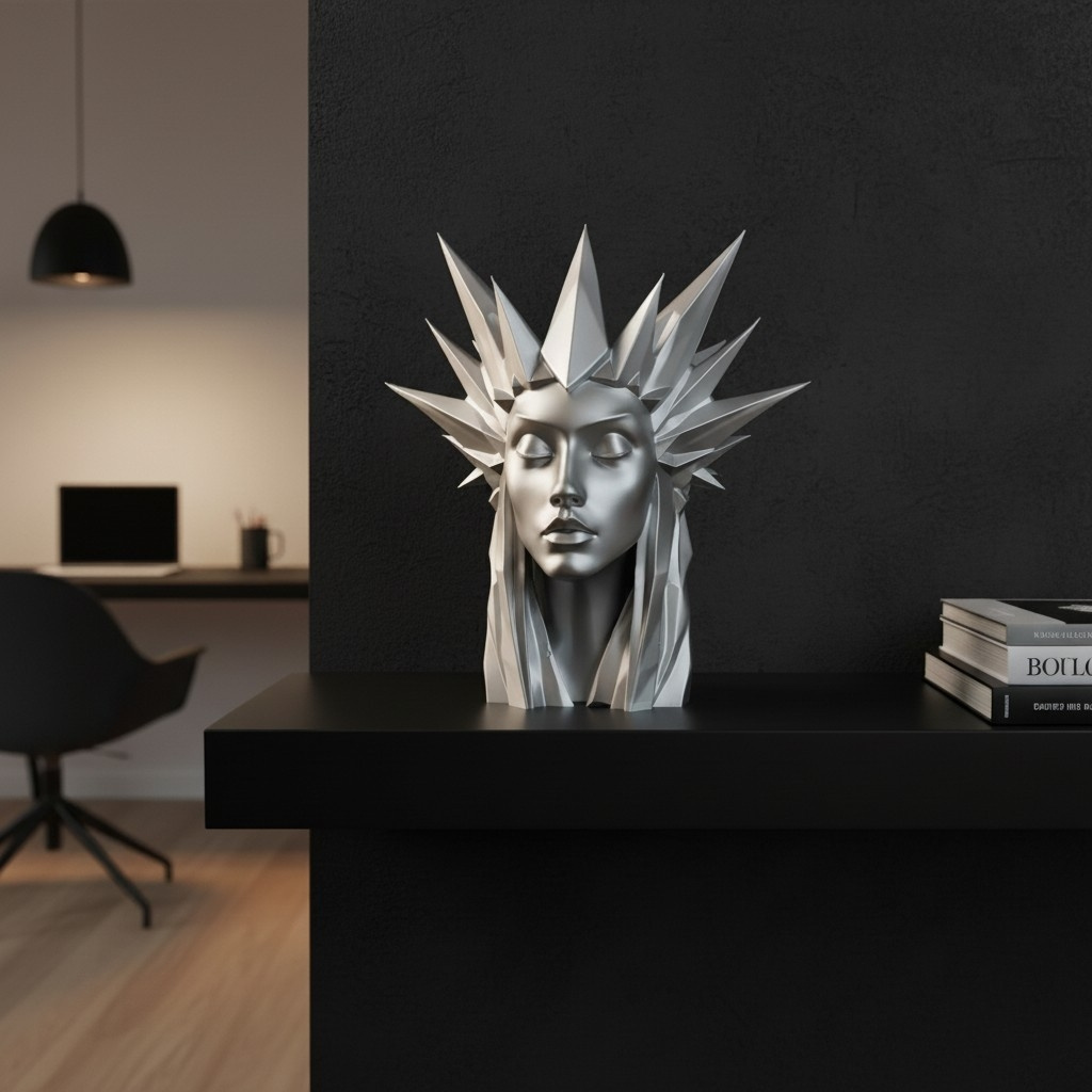 Sculpture #51 – The Ice Queen commercial STL file Sculptures by Deltaprints