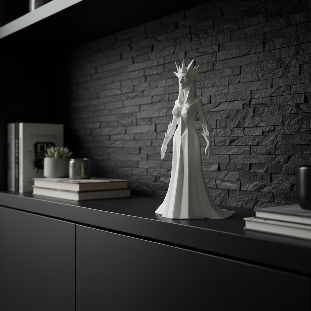 Sculpture #52 – The Ice Queen Full Body Version 3D print product image 2 by Deltaprints