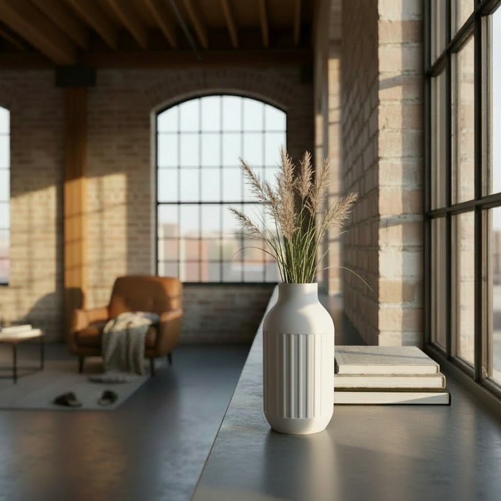 Industrial Design Vase commercial STL file Vases by Deltaprints