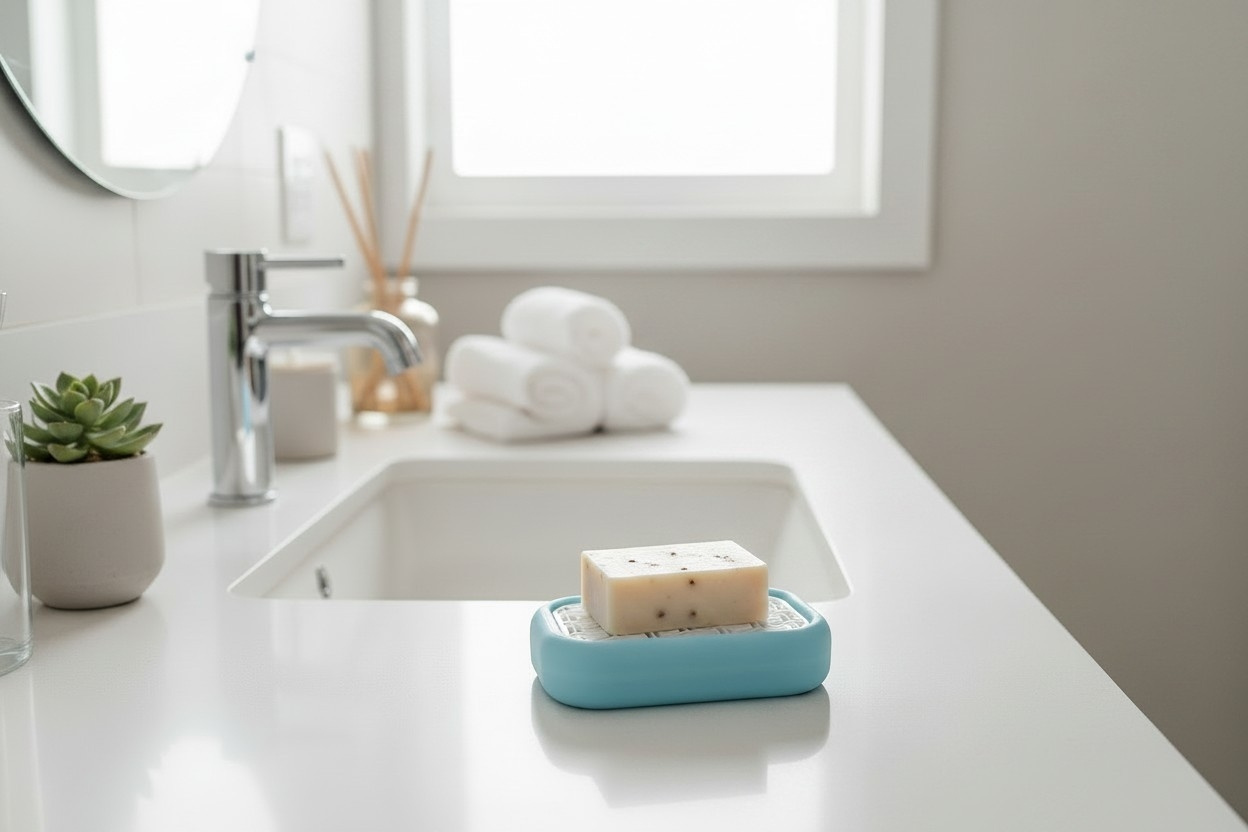 Modern Japandi Soap Dish commercial STL file Bathroom Stuff by Deltaprints
