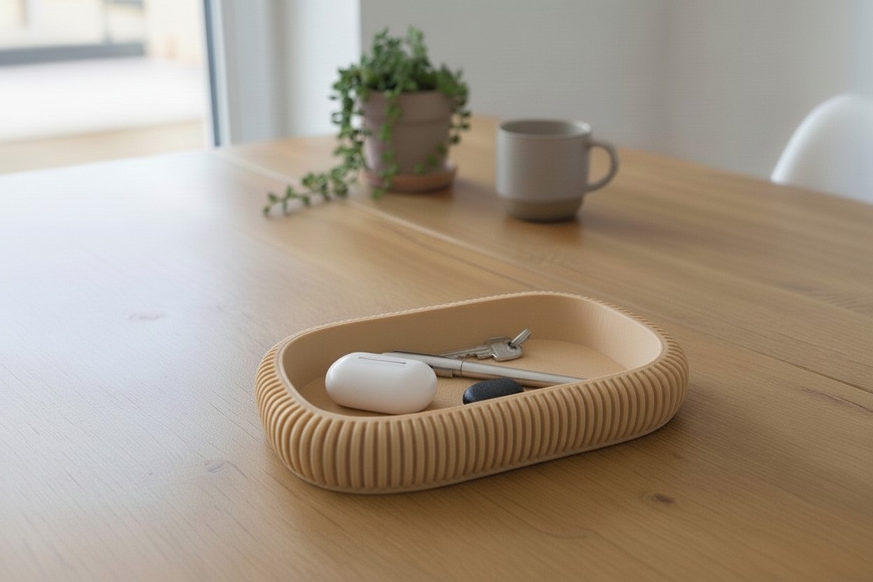 Modern Japandi Tray commercial STL file Desk Accessories by Deltaprints