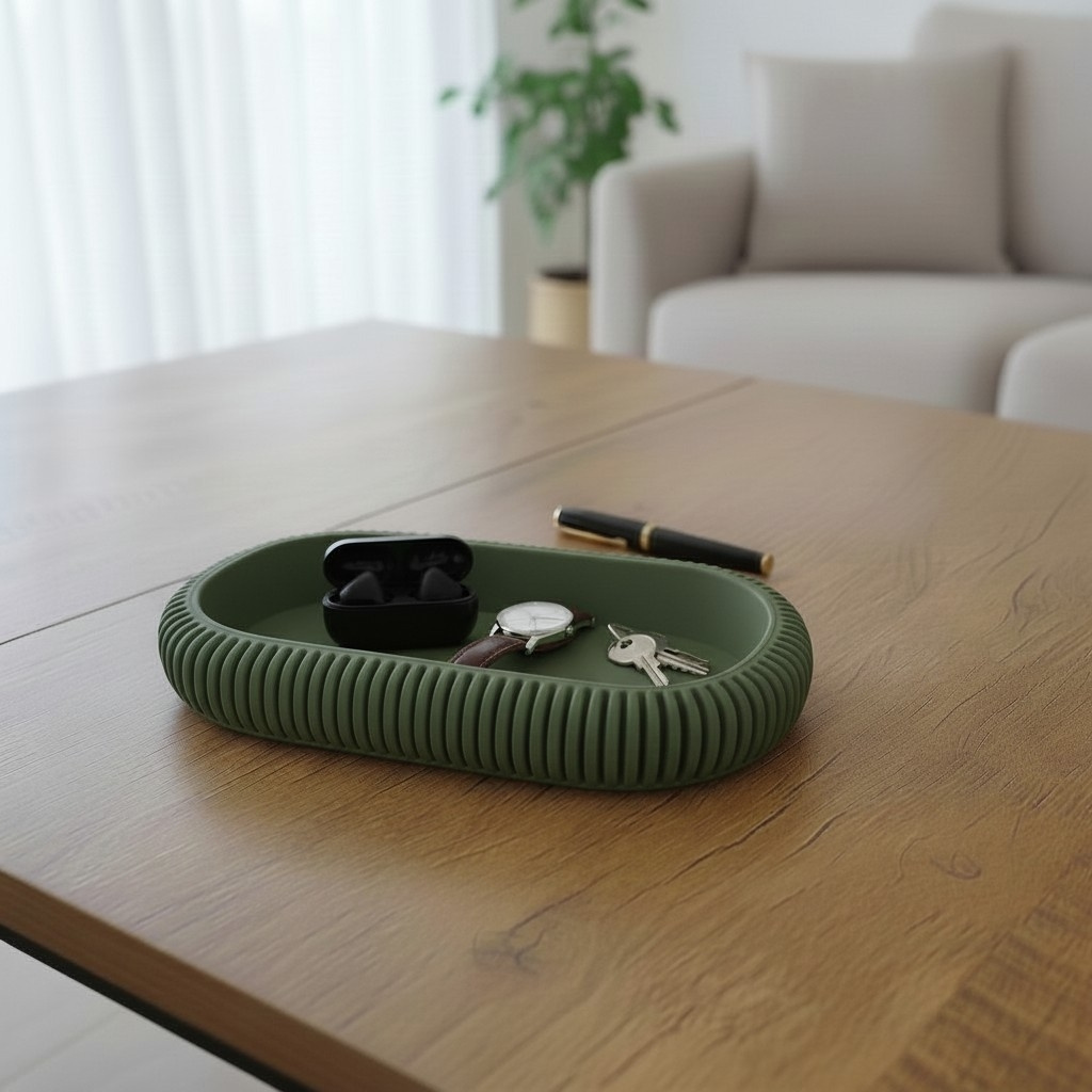Modern Japandi Tray 3D print product image 4 by Deltaprints