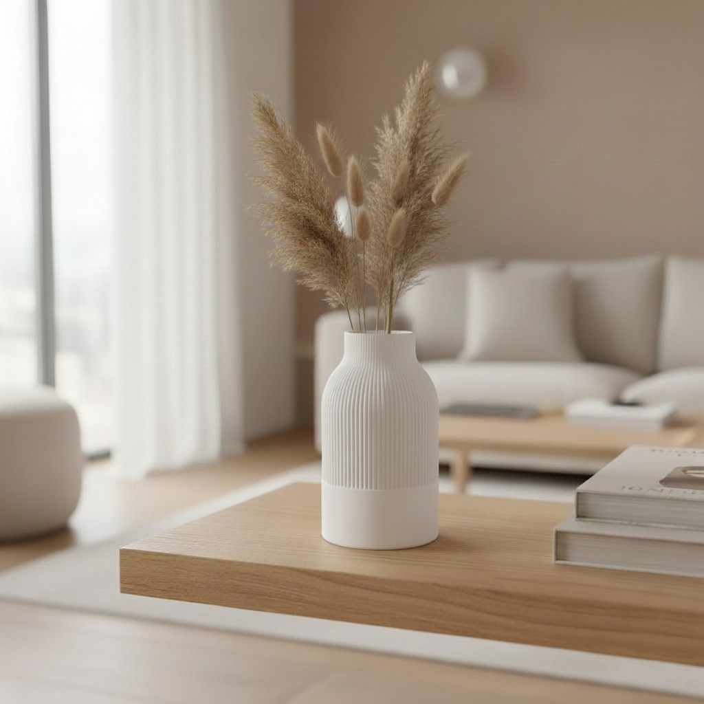 Japandi Design Vase 3D print product image 3 by Deltaprints