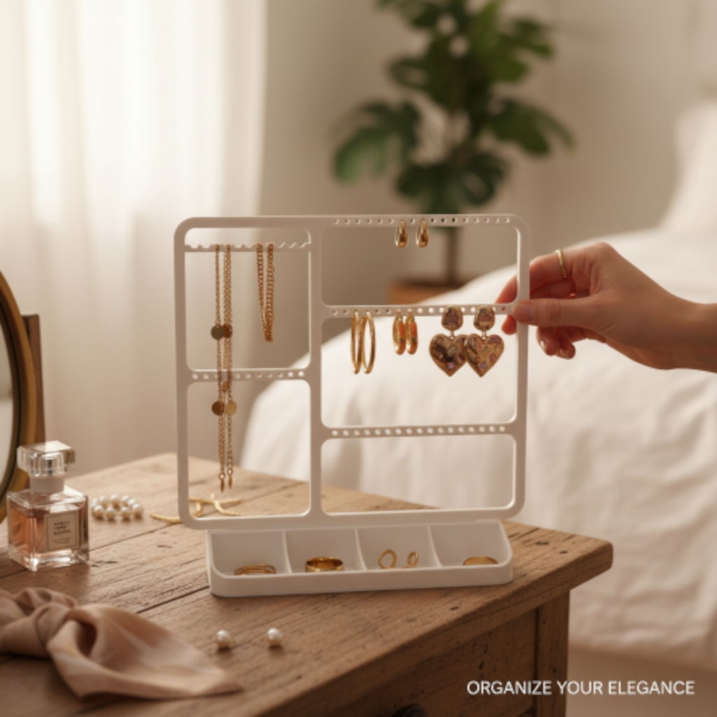 Modern jewelry organizer commercial STL file Bathroom Stuff by Deltaprints