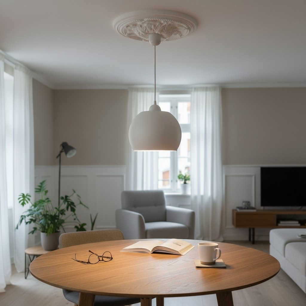 Modern Bubble Lampshade – E27/E26/noHole Versions 3D print product image 3 by Deltaprints