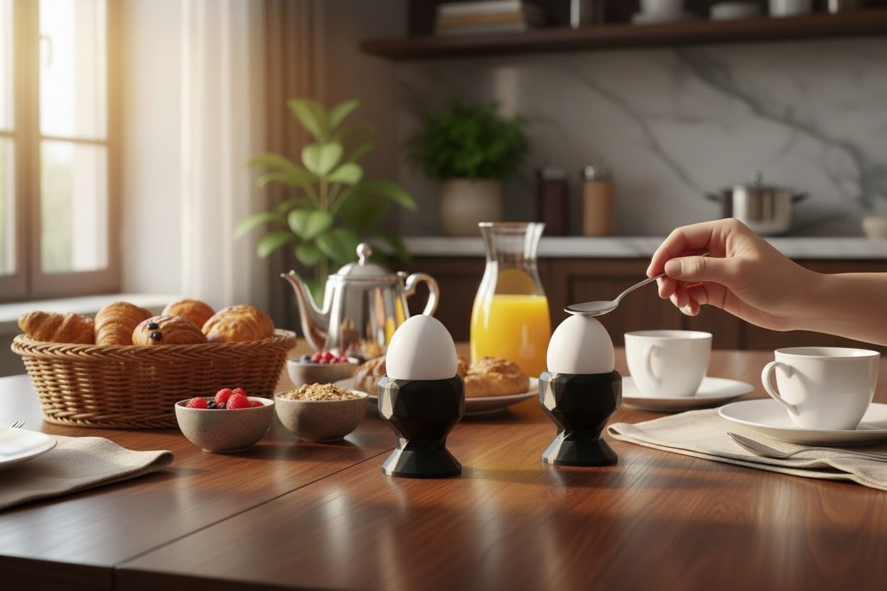 Low Poly Egg Cup commercial STL file Kitchen Accessories by Deltaprints