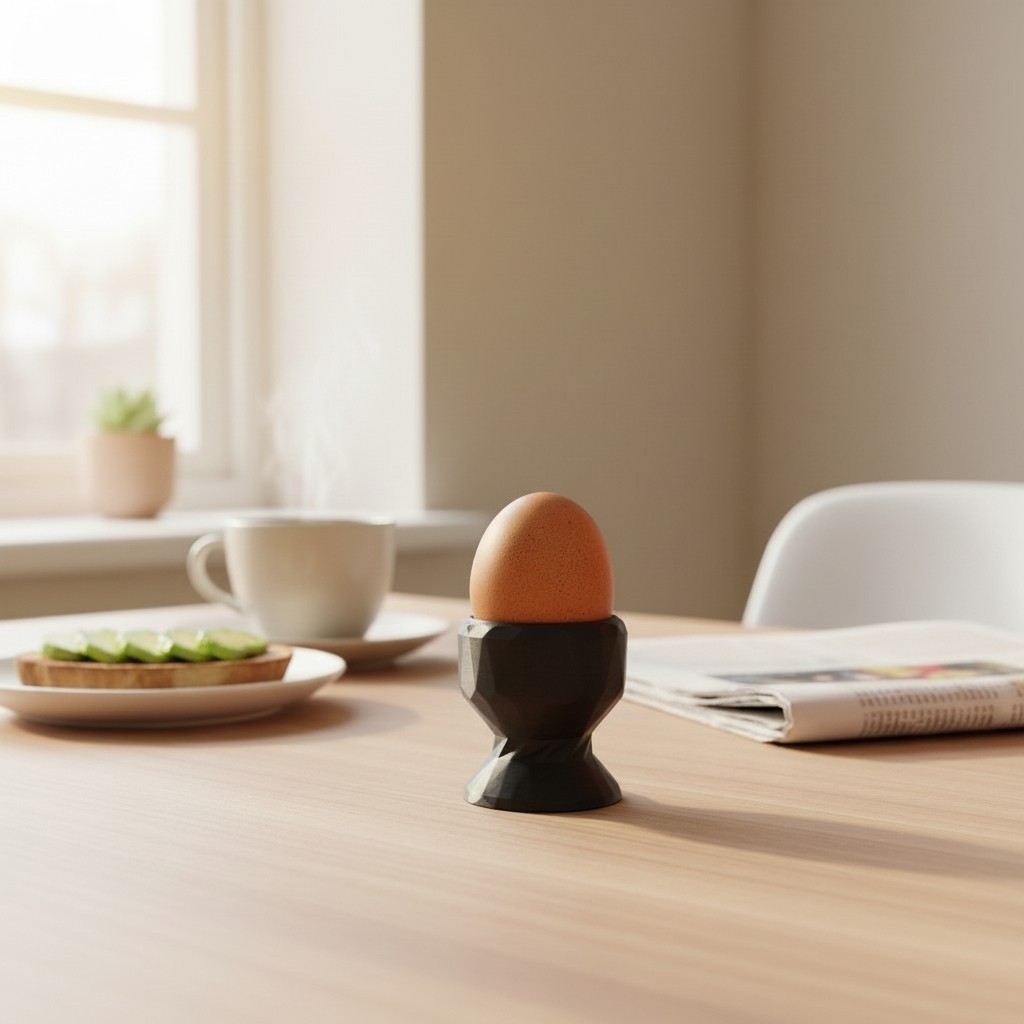 Low Poly Egg Cup 3D print product image 2 by Deltaprints