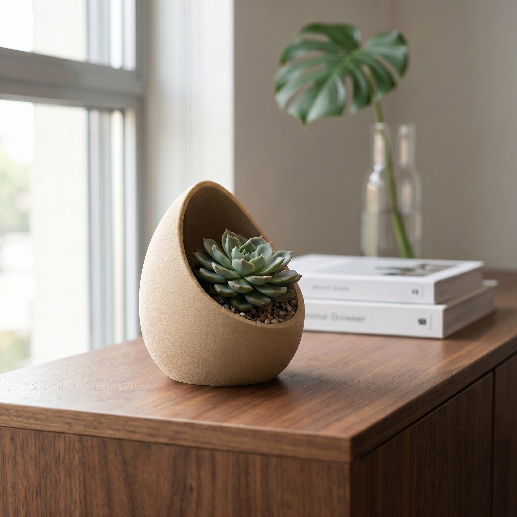 Nest Succulent Planter 3D print product image 4 by Deltaprints