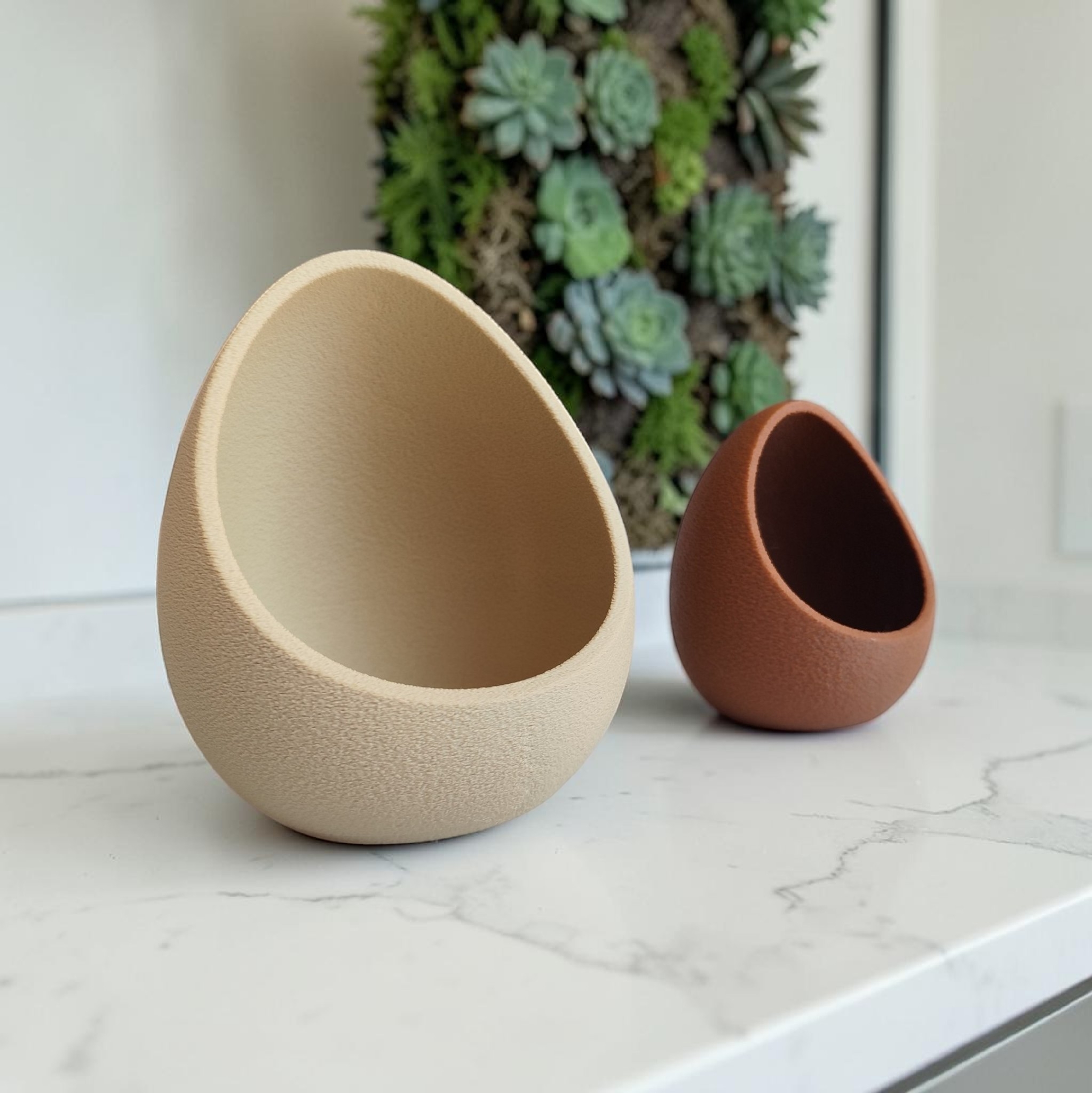 Nest Succulent Planter 3D print product image 3 by Deltaprints