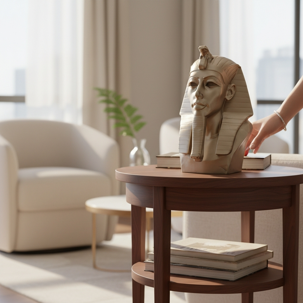 Sculpture #45 – Pharao Bust commercial STL file Sculptures by Deltaprints