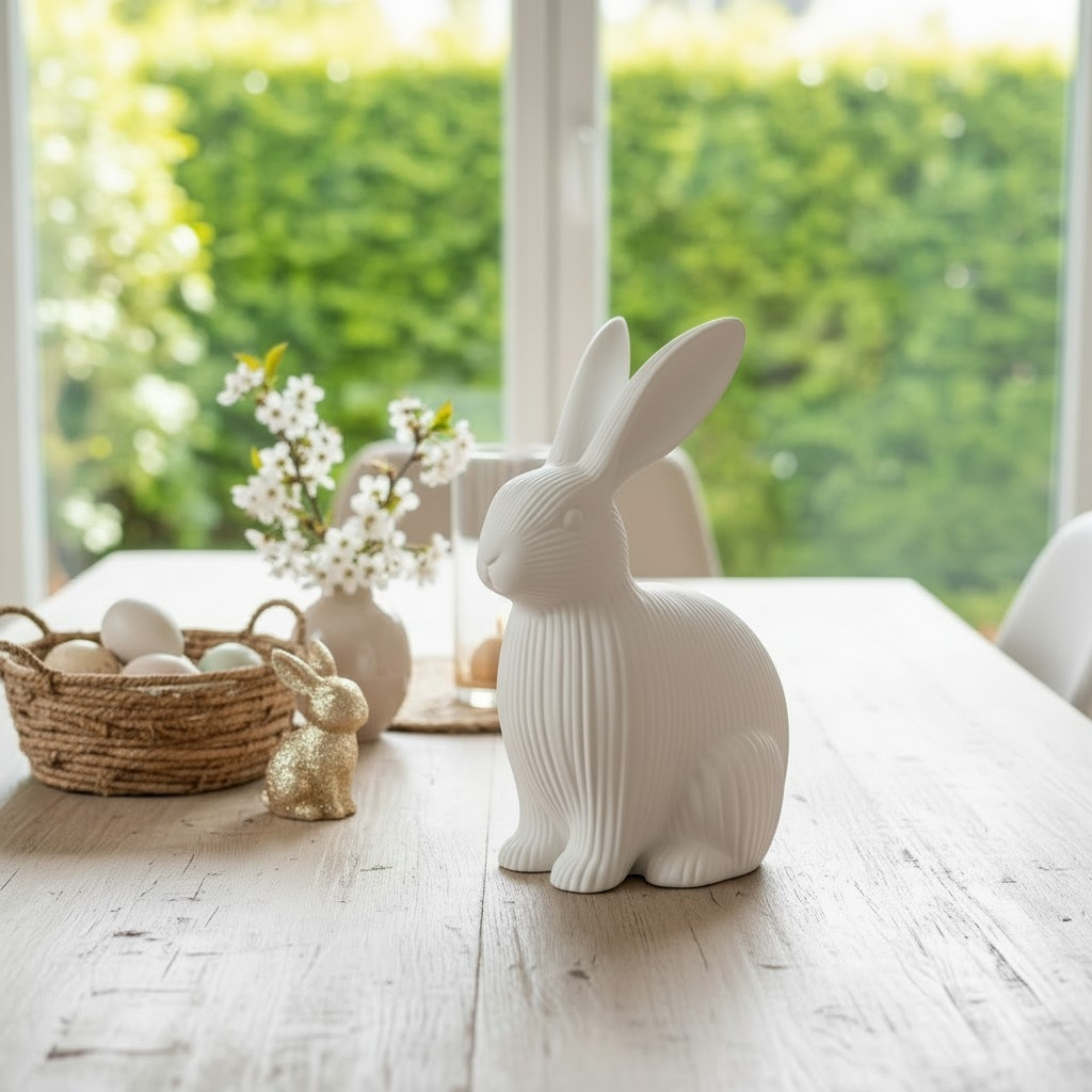 Easter bunny decorative figure 3D print product image 3 by Deltaprints