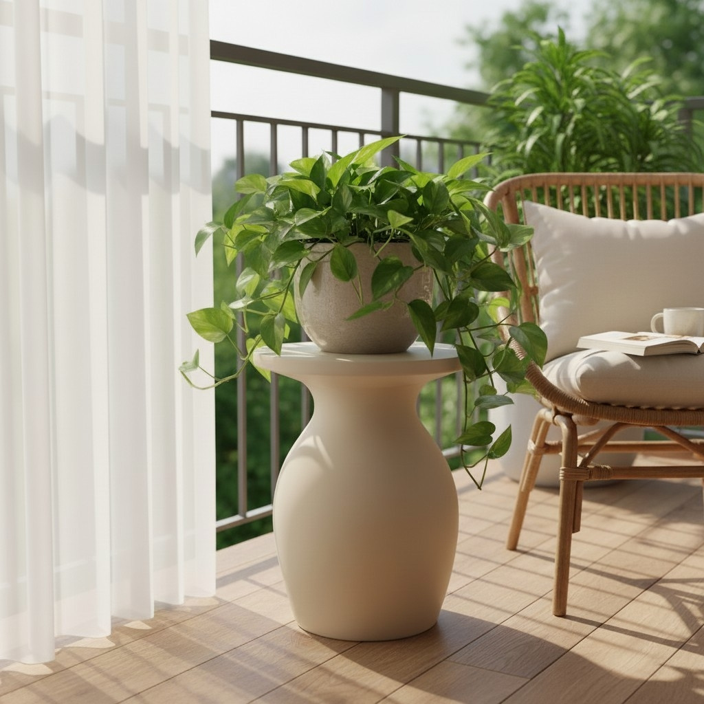 Modern side table with dual function 3D print product image 4 by Deltaprints