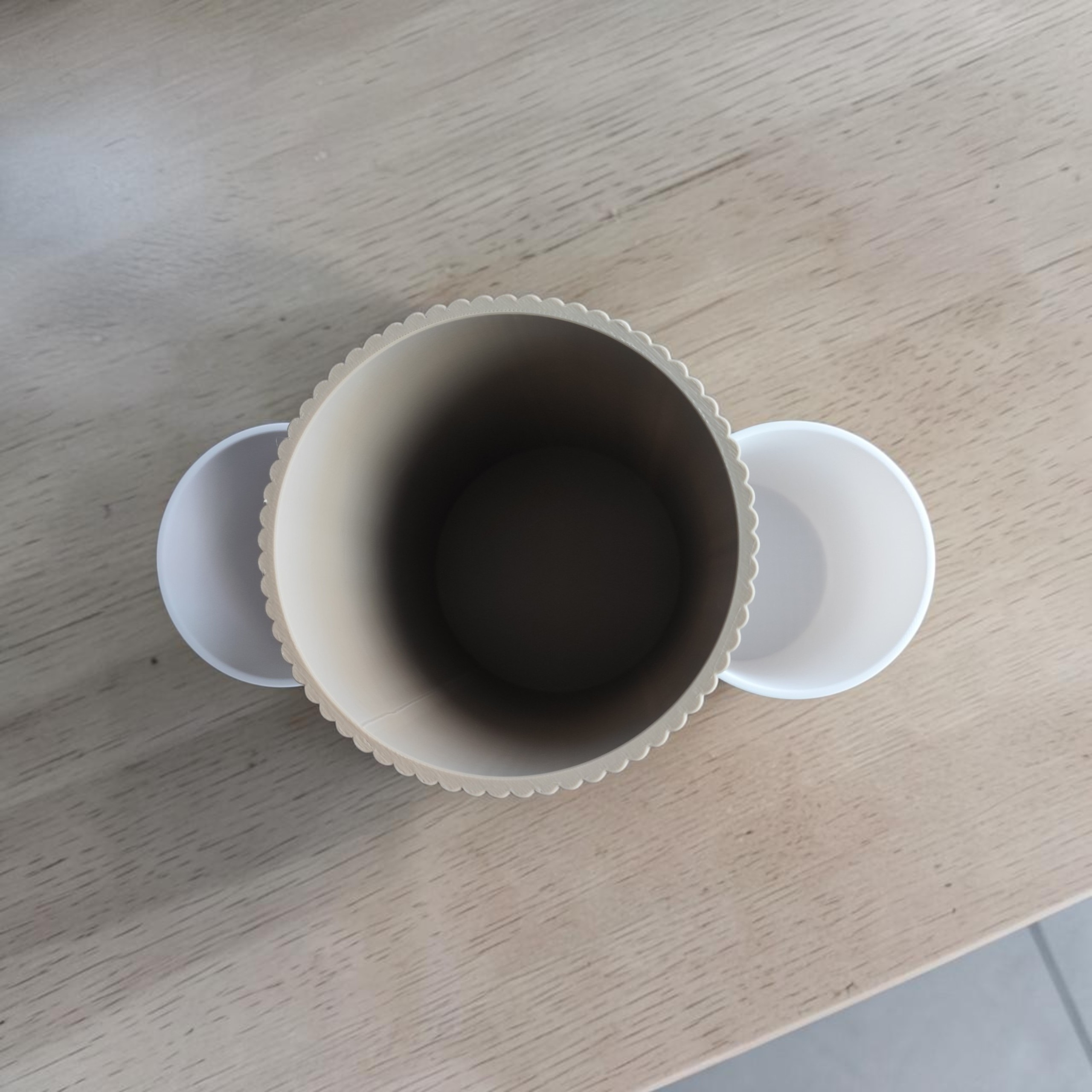 Three-Cup Combo – Kitchen Utensil Caddy 3D print product image 4 by Deltaprints