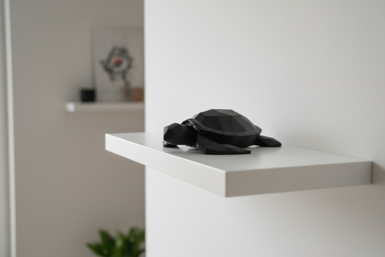 Sculpture #53 – Low Poly Sea Turtle 3D print product image 2 by Deltaprints