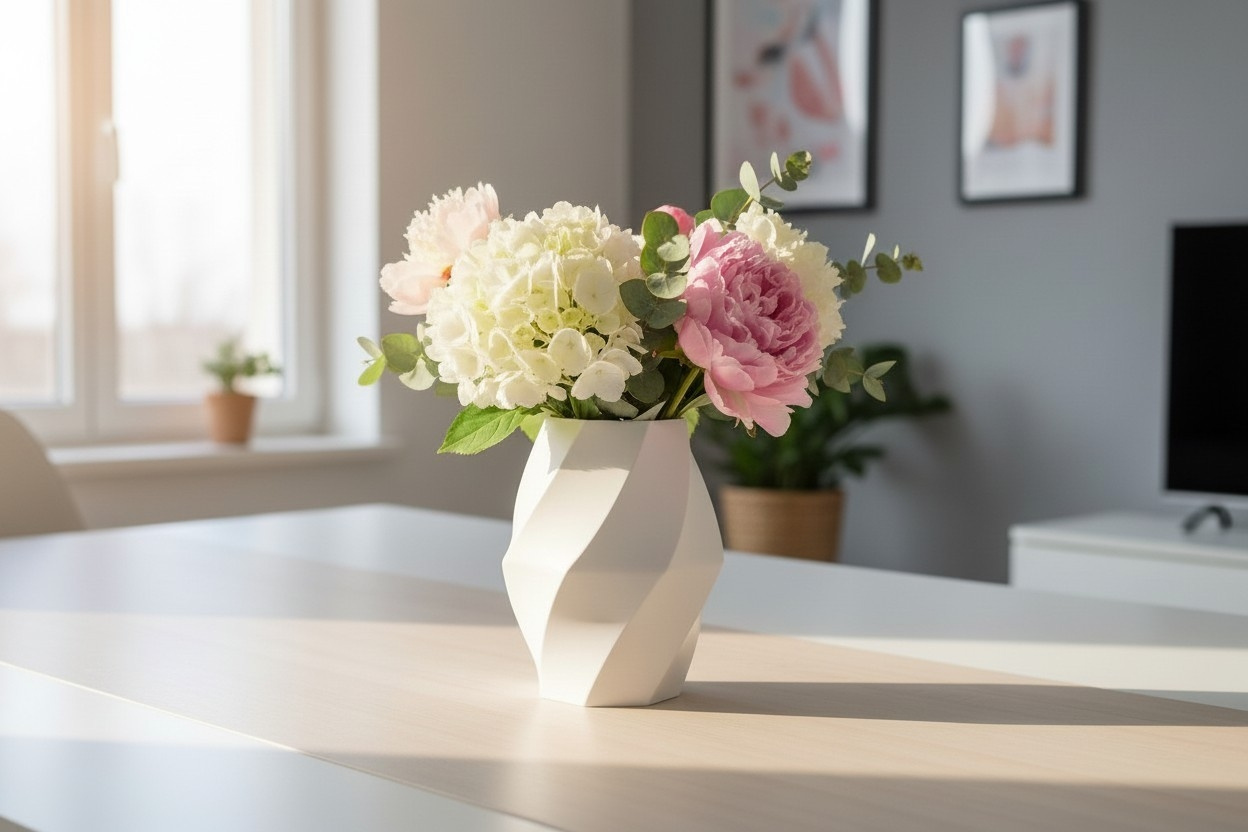 Swirled vase three of three 3D print product image 3 by Deltaprints