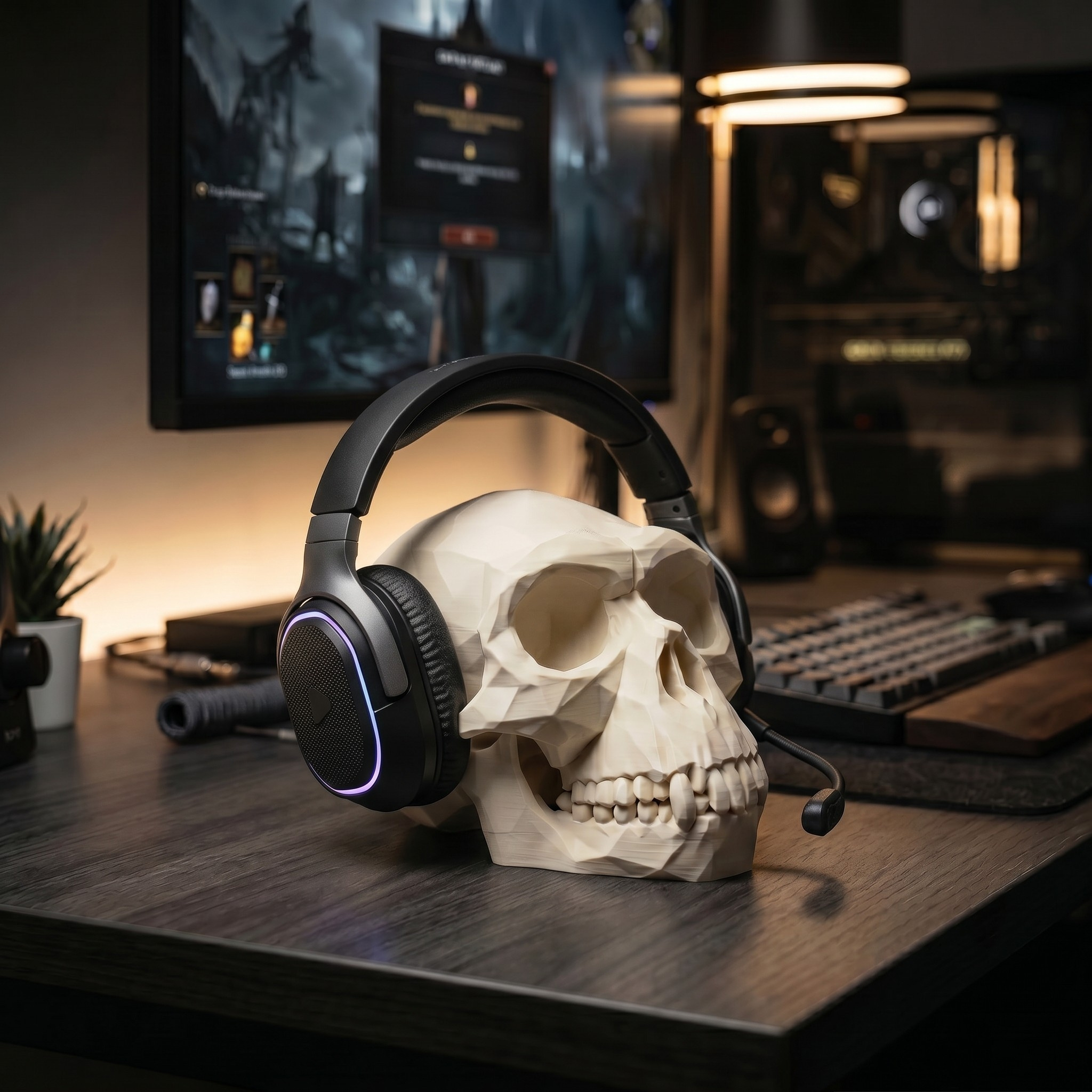 Sculpture #58 – Low Poly Monkey Skull 3D print product image 2 by Deltaprints