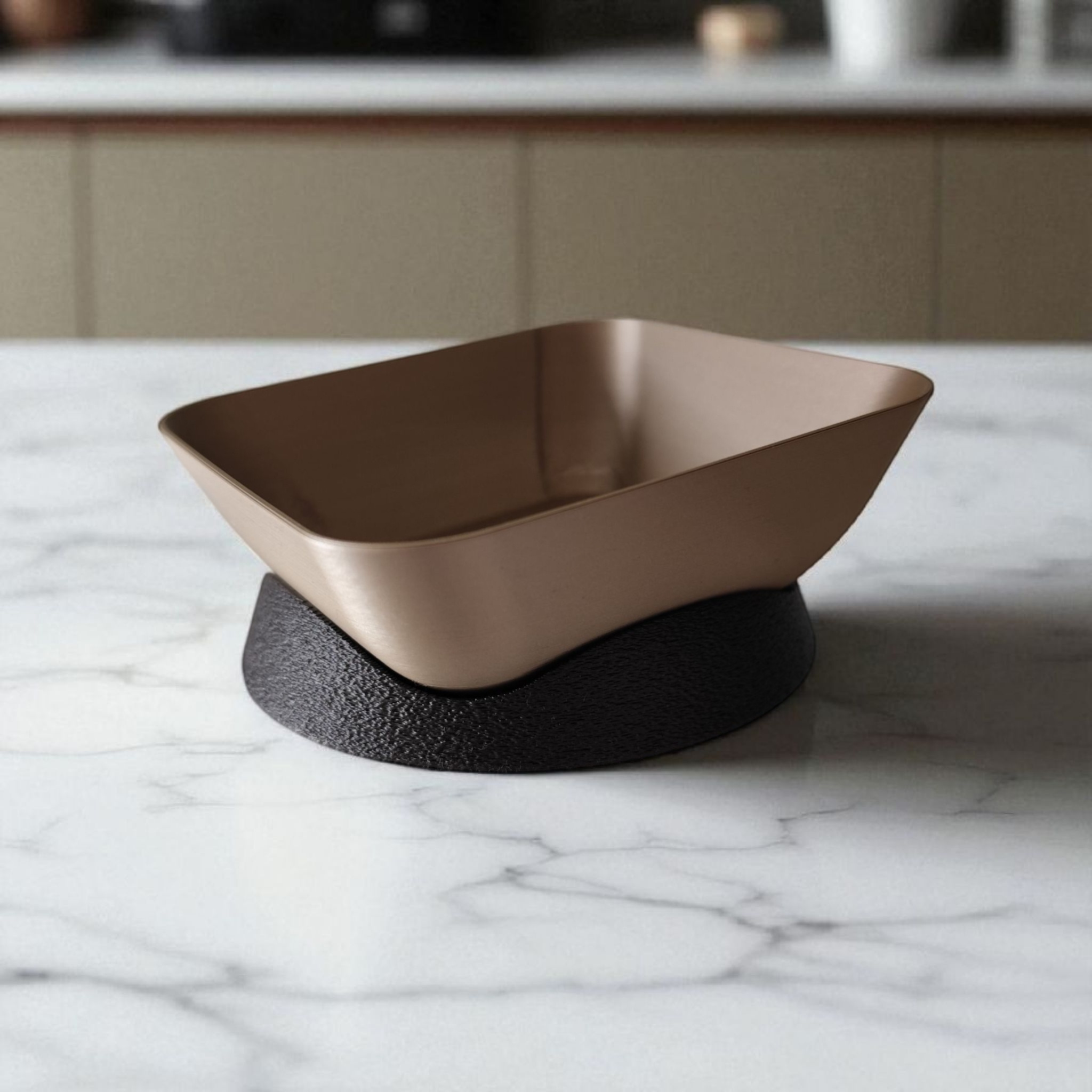 Tilted snack bowl with charm 3D print product image 3 by Deltaprints