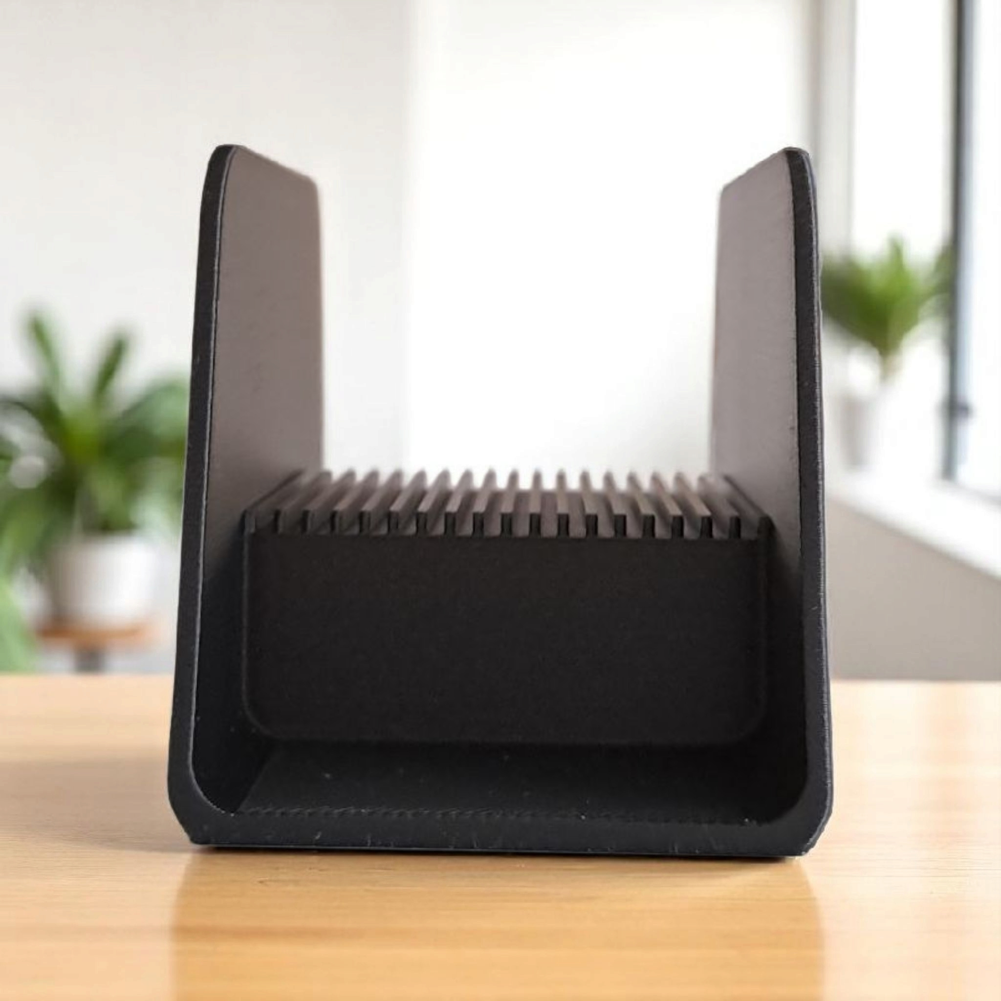 Modern Business Card Holder, Business Card Stand 3D print product image 3 by Deltaprints