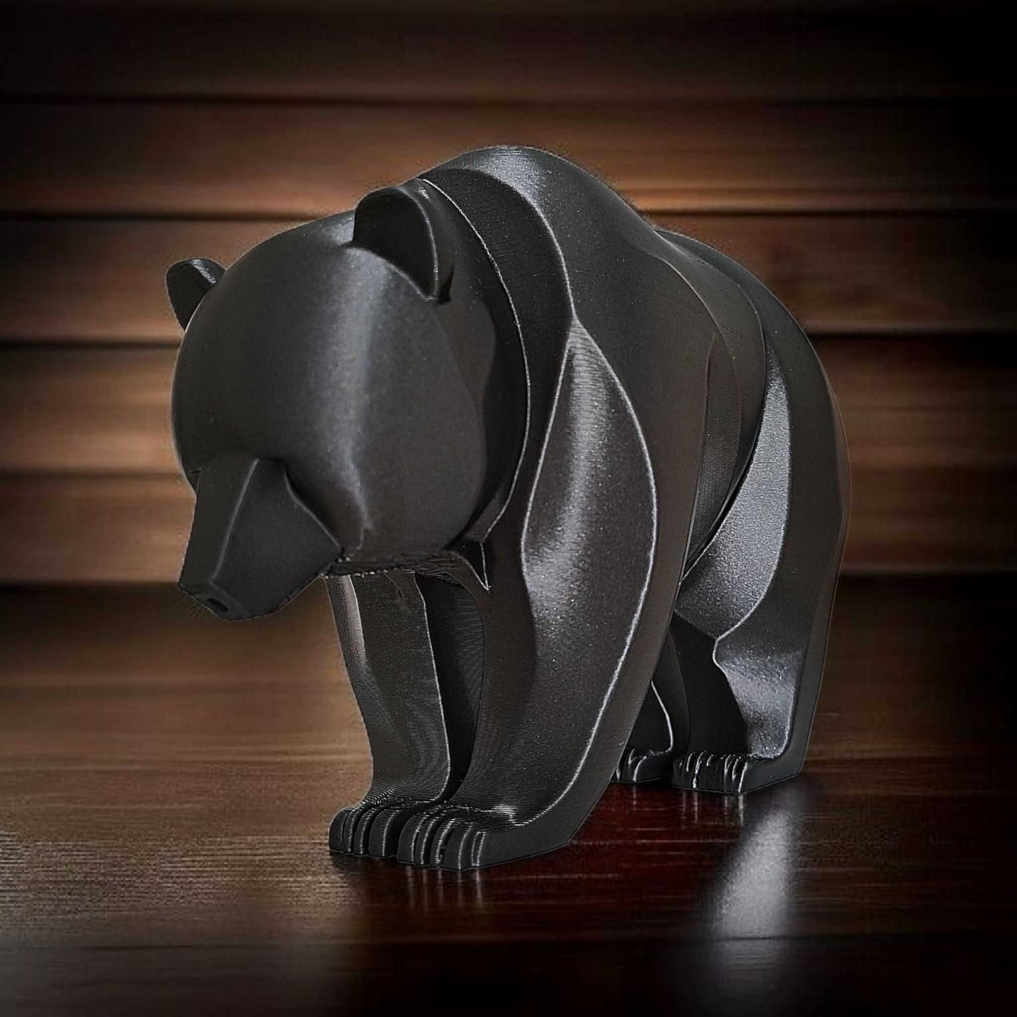 Sculpture #22 – Minimalistically Designed Bear Sculpture 3D print product image 3 by Deltaprints
