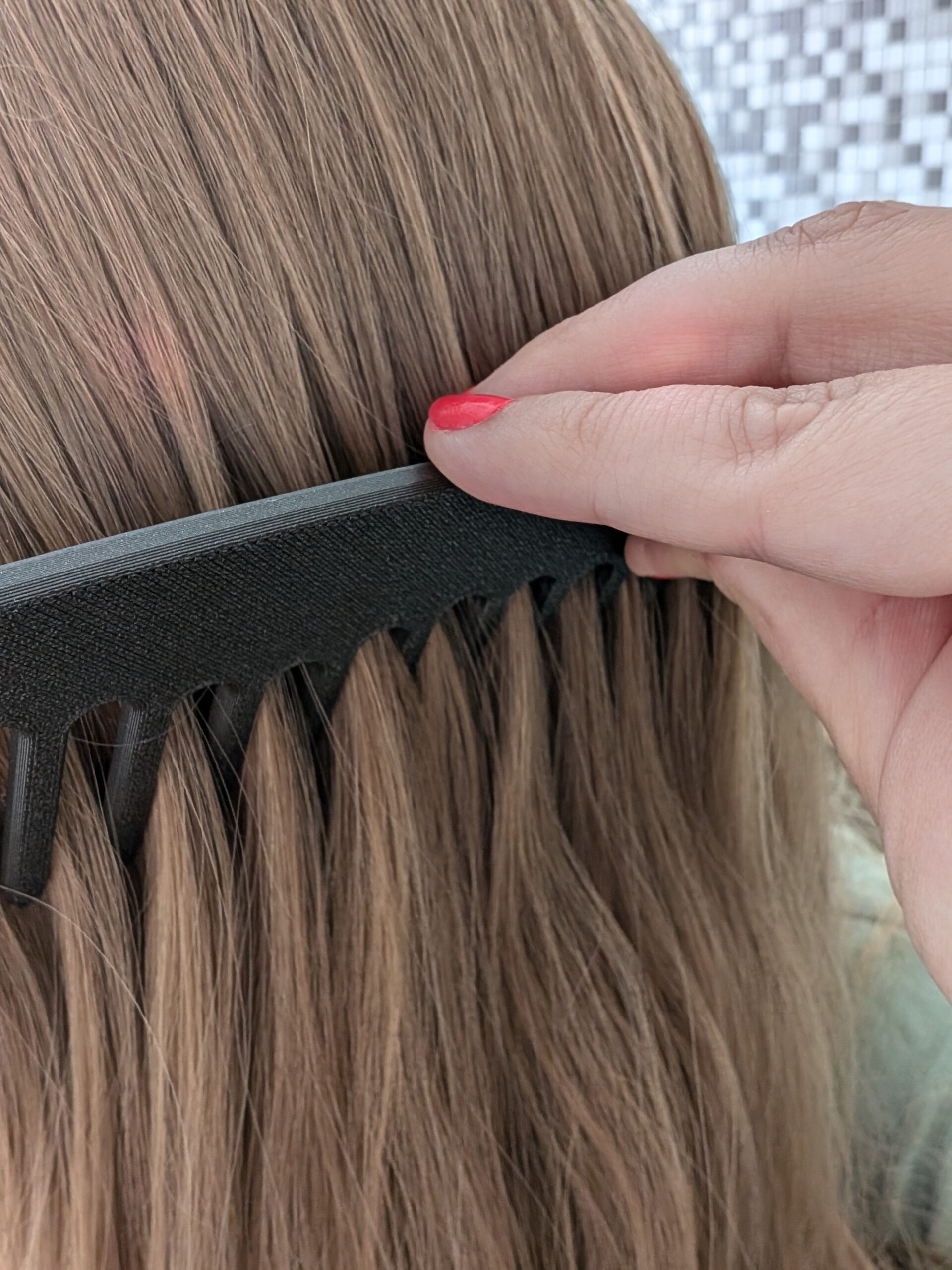 Smart Detangle Comb 3D print product image 2 by Deltaprints