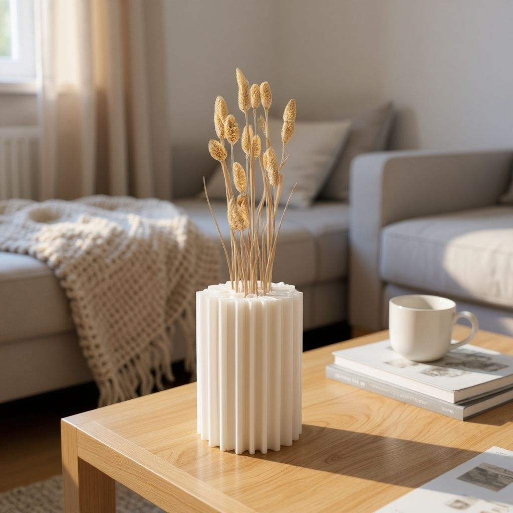 Organic coral shaped vase for dried flowers commercial STL file Vases by Deltaprints