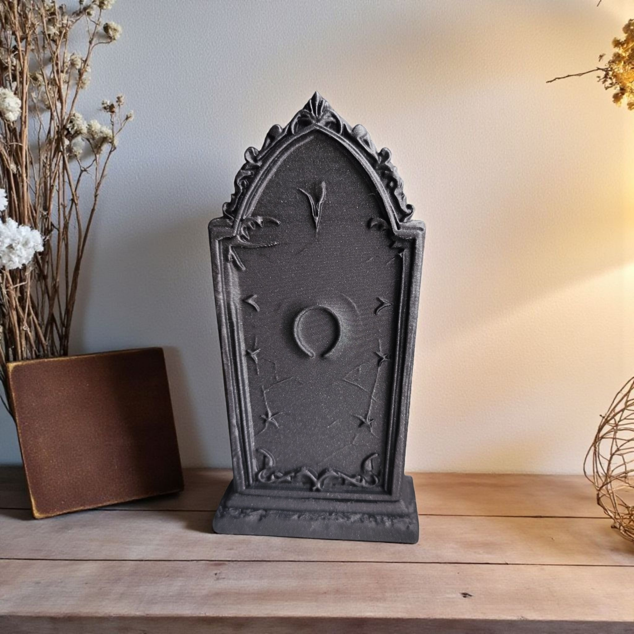 Scary Halloween decoration tombstone 3D print product image 3 by Deltaprints