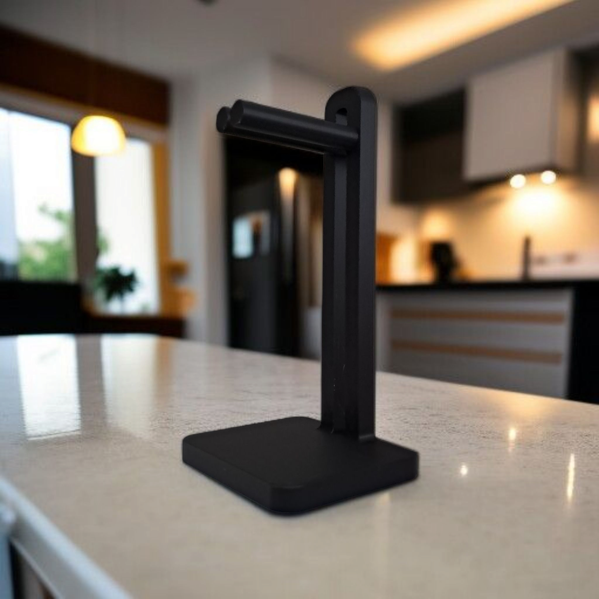 Stylish and stable headphone stand 3D print product image 3 by Deltaprints