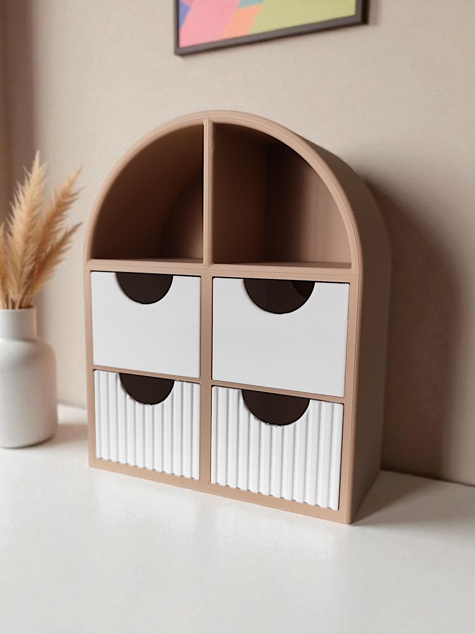 Small jewelry shelf with drawers commercial STL file Bathroom Stuff by Deltaprints