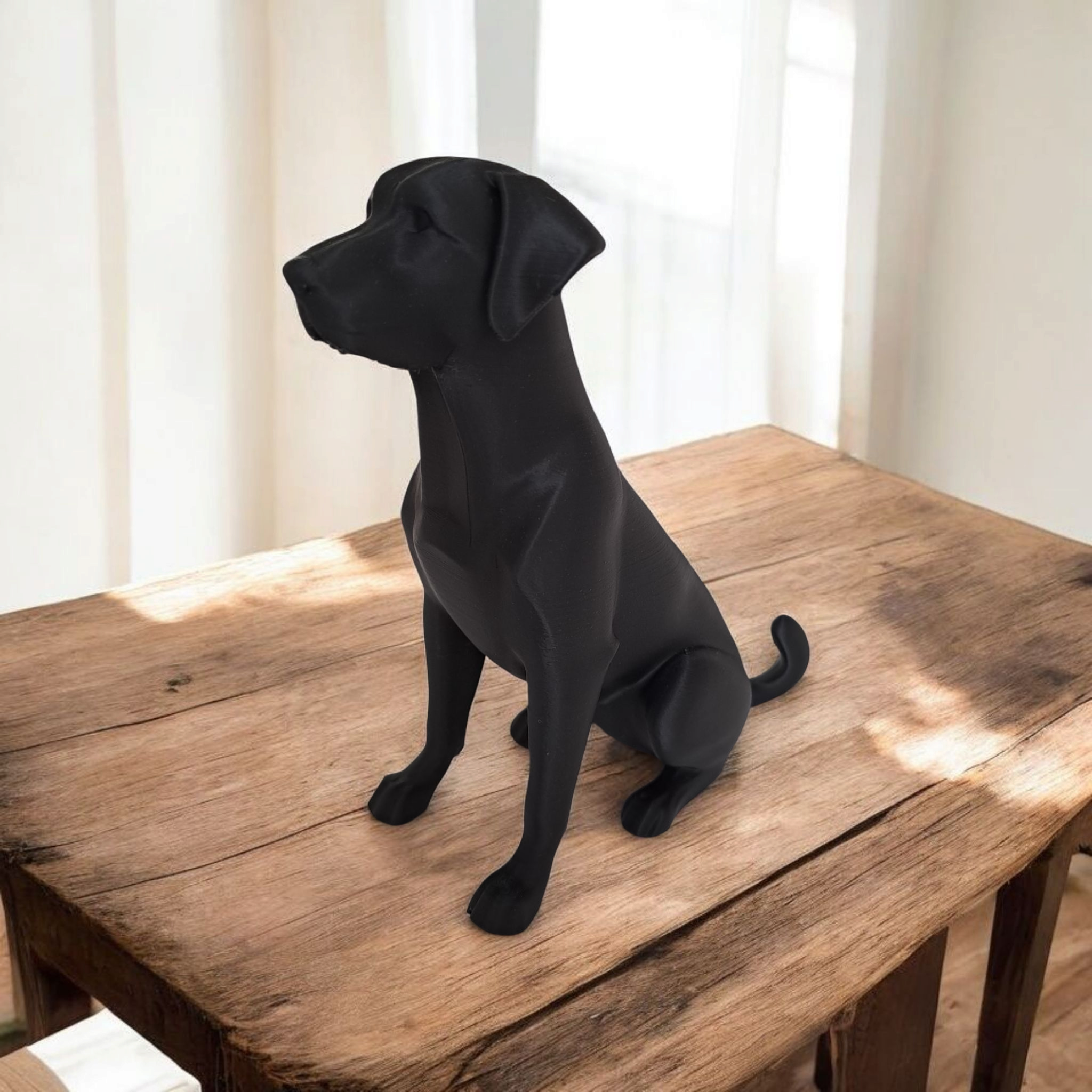Sculpture #16 – Minimalist Labrador 3D print product image 2 by Deltaprints