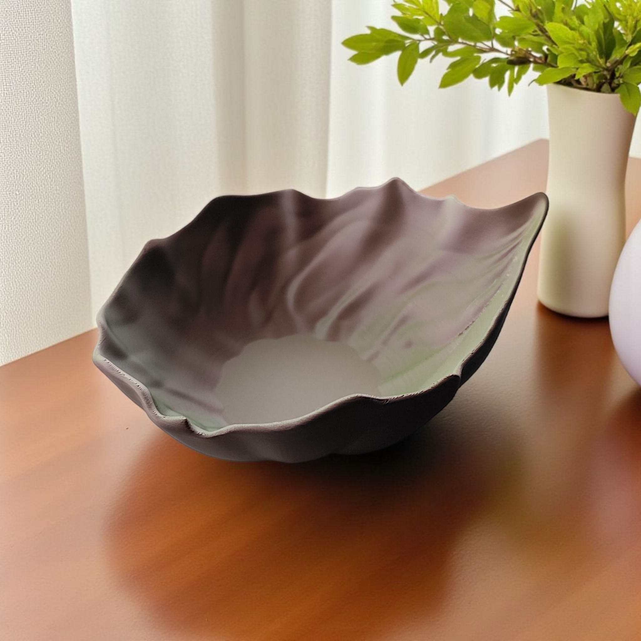Autumnal special leaf bowl 3D print product image 4 by Deltaprints