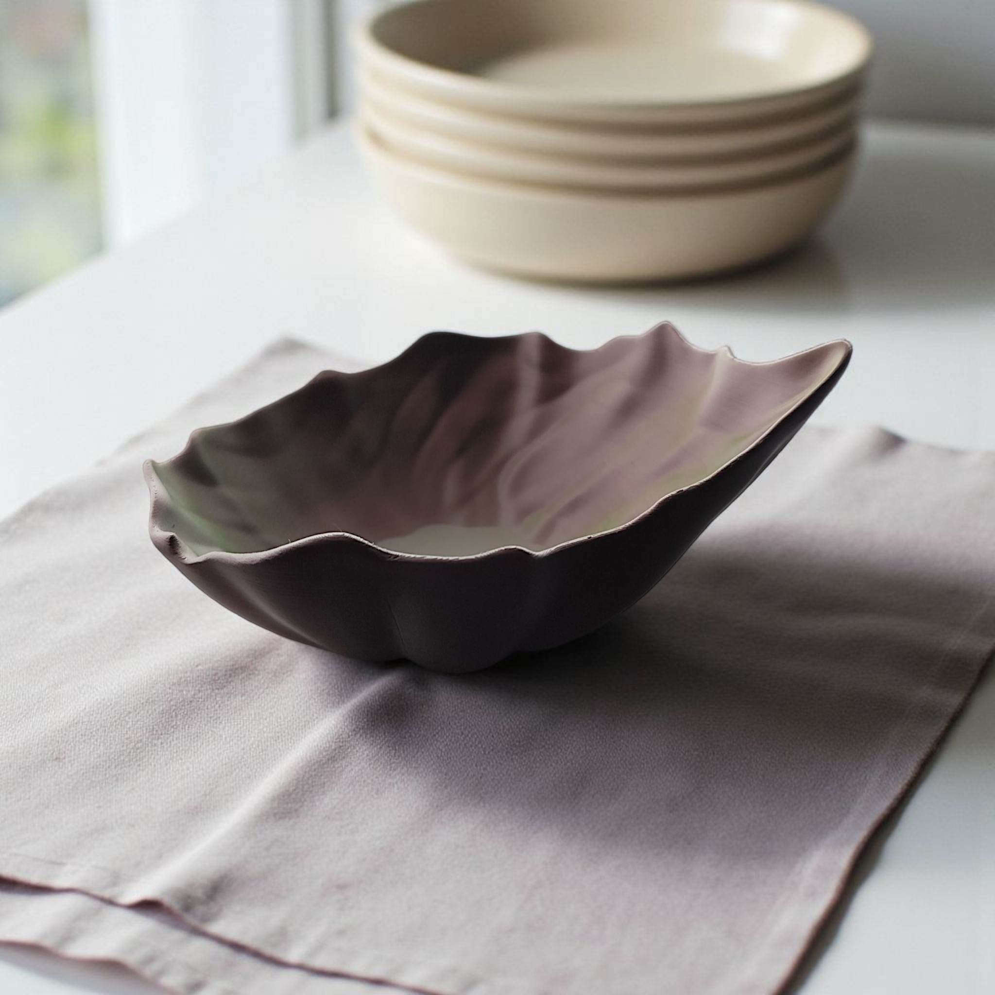 Autumnal special leaf bowl 3D print product image 3 by Deltaprints
