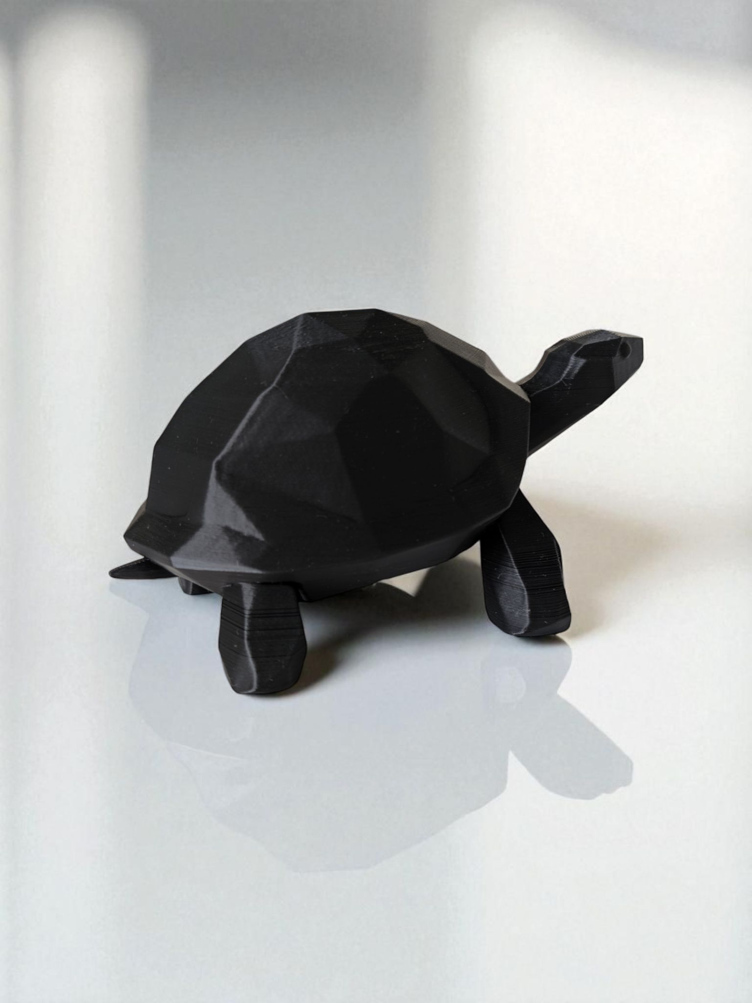 Sculpture #28 – Walking Low Poly Turtle 3D print product image 4 by Deltaprints