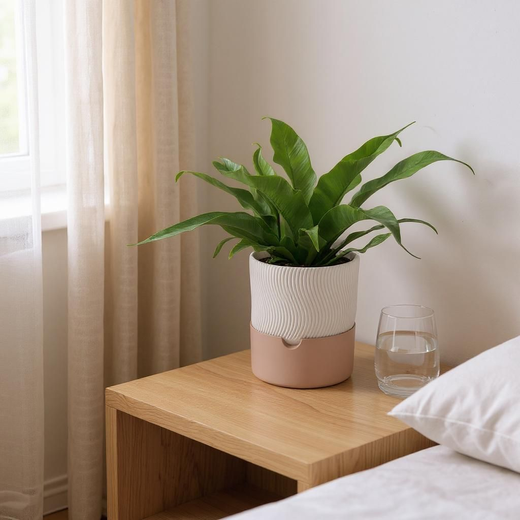 2-Piece Ribbed Planter Set with a Clever Self-Watering Twist commercial STL file Plants & Planters by Deltaprints