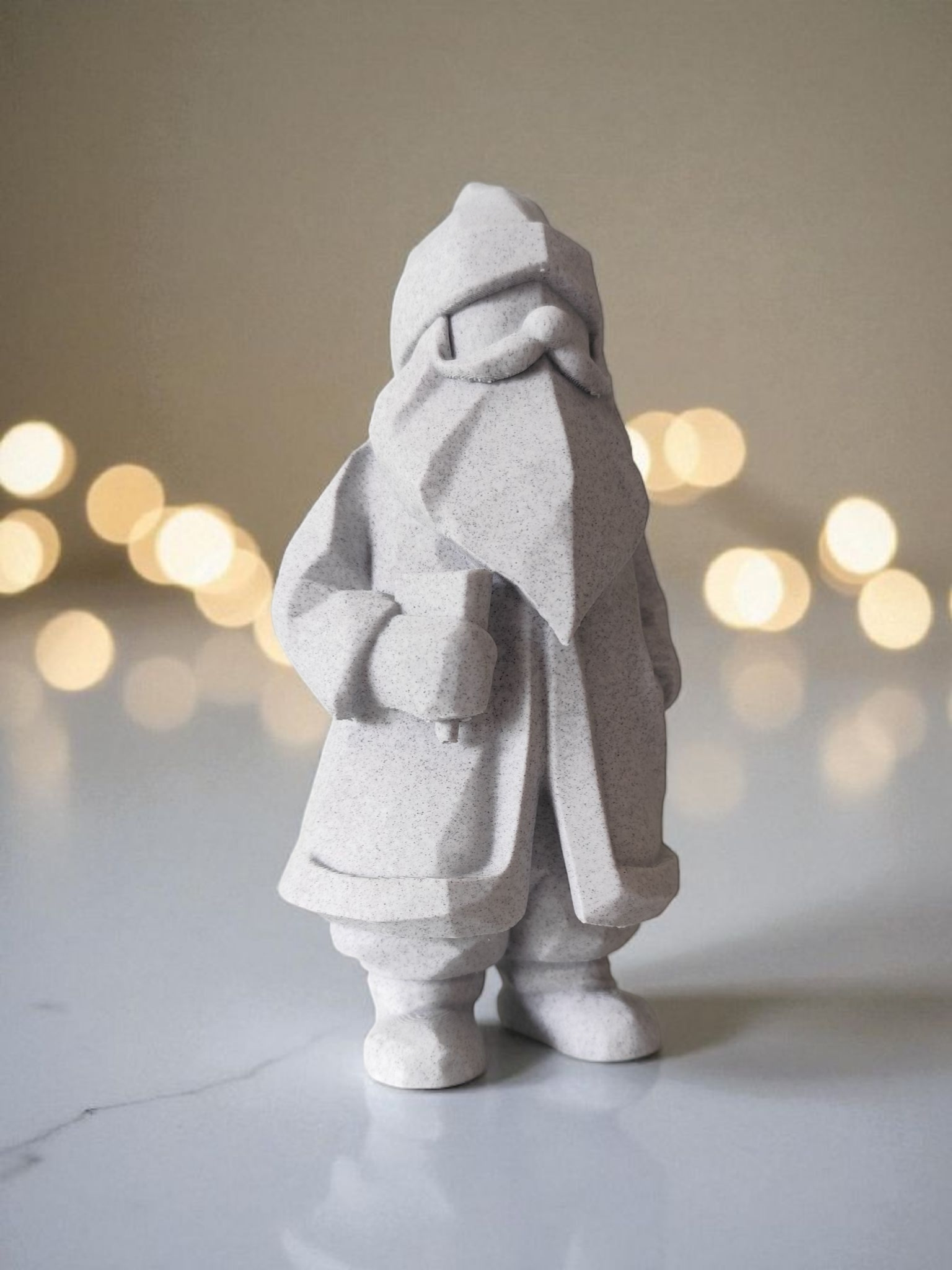Minimalist Santa Claus decorative figure commercial STL file Desk Accessories by Deltaprints