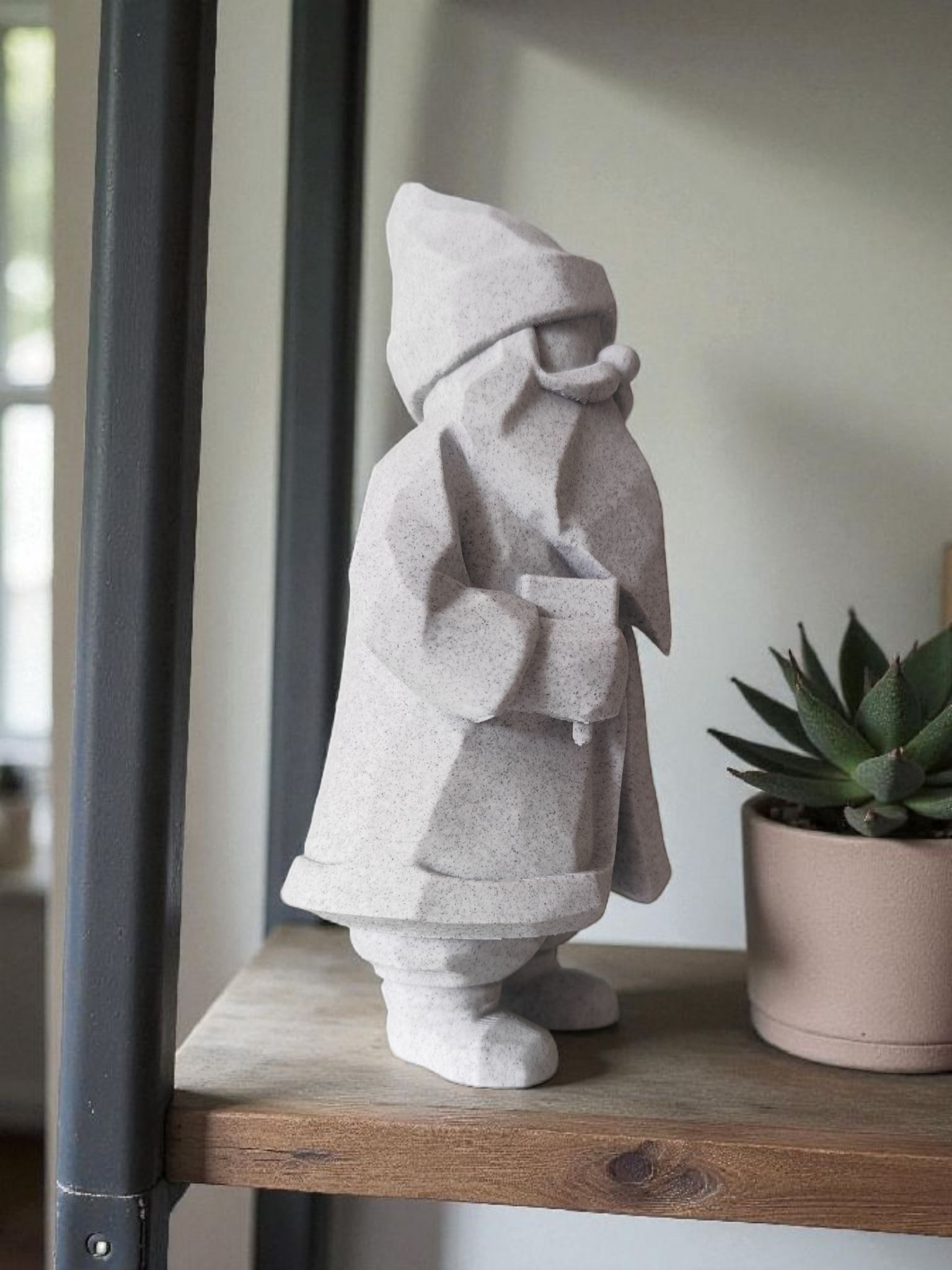 Minimalist Santa Claus decorative figure 3D print product image 4 by Deltaprints