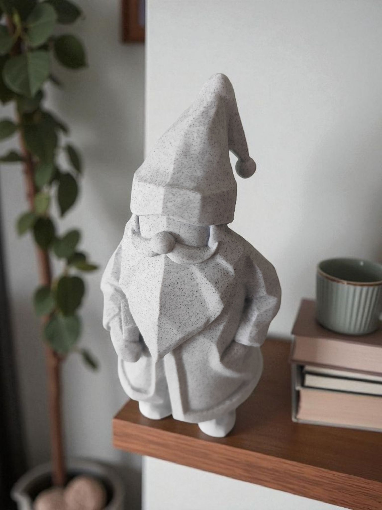 Minimalist Santa Claus decorative figure 3D print product image 3 by Deltaprints
