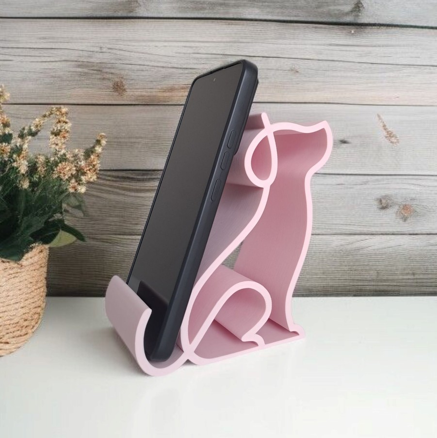 Smartphone holder „Puppy“, Doggy Phone holder commercial STL file Desk Accessories by Deltaprints