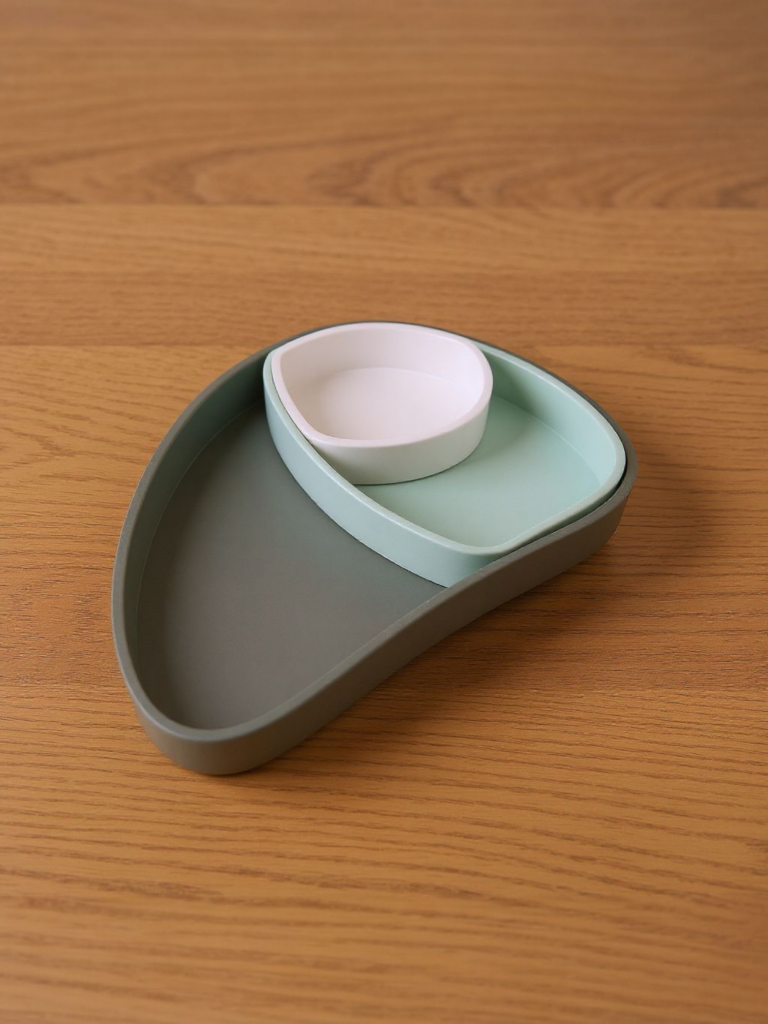 TrioCurve – Nesting Trays for Modular organizing – commercial STL model for 3D printing by Deltaprints