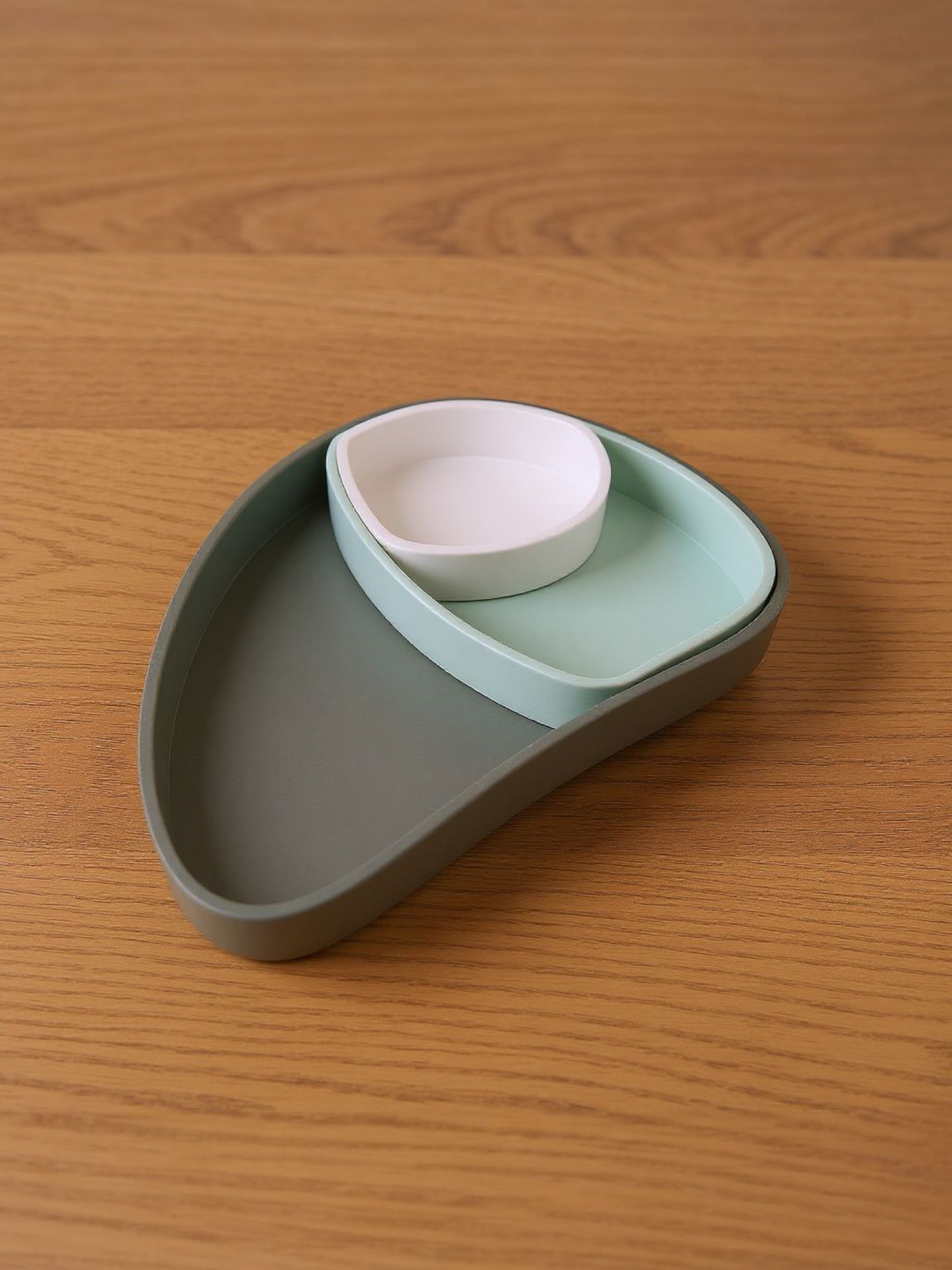 TrioCurve – Nesting Trays for Modular organizing commercial STL file Trays for Keys & Coins by Deltaprints