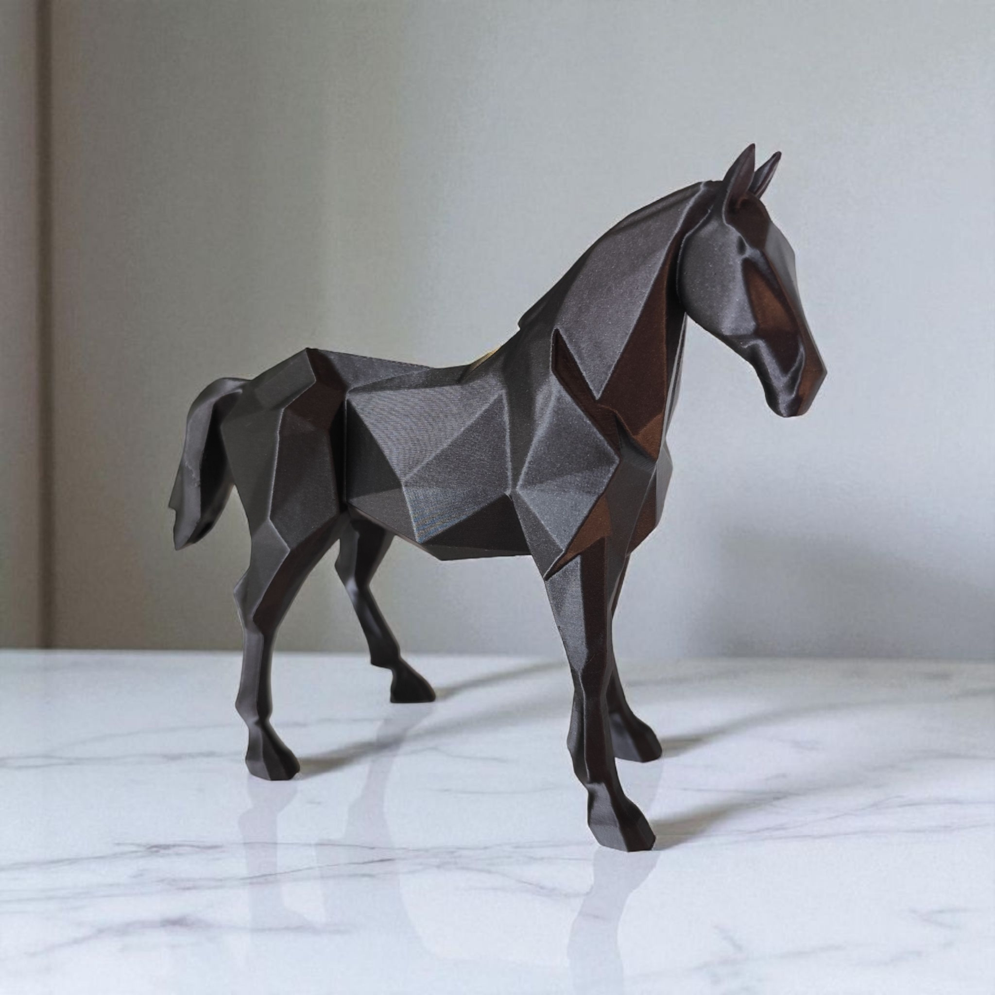 Sculpture #35 – The Stallion commercial STL file Sculptures by Deltaprints