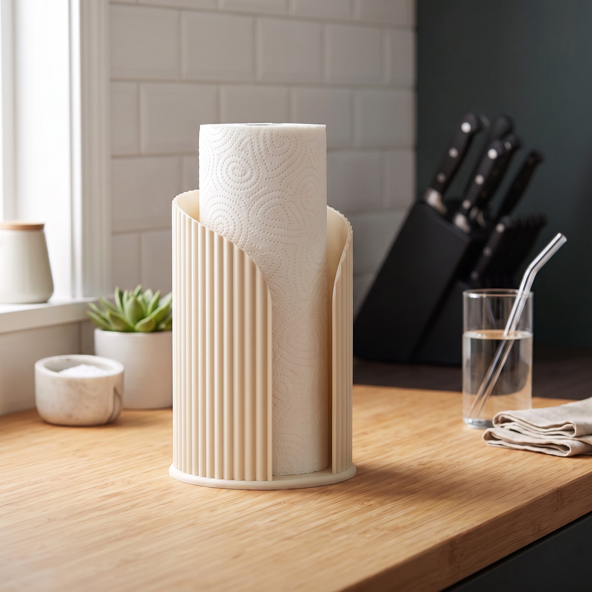 „Inca“ Paper Towel Holder 3D print product image 3 by Deltaprints