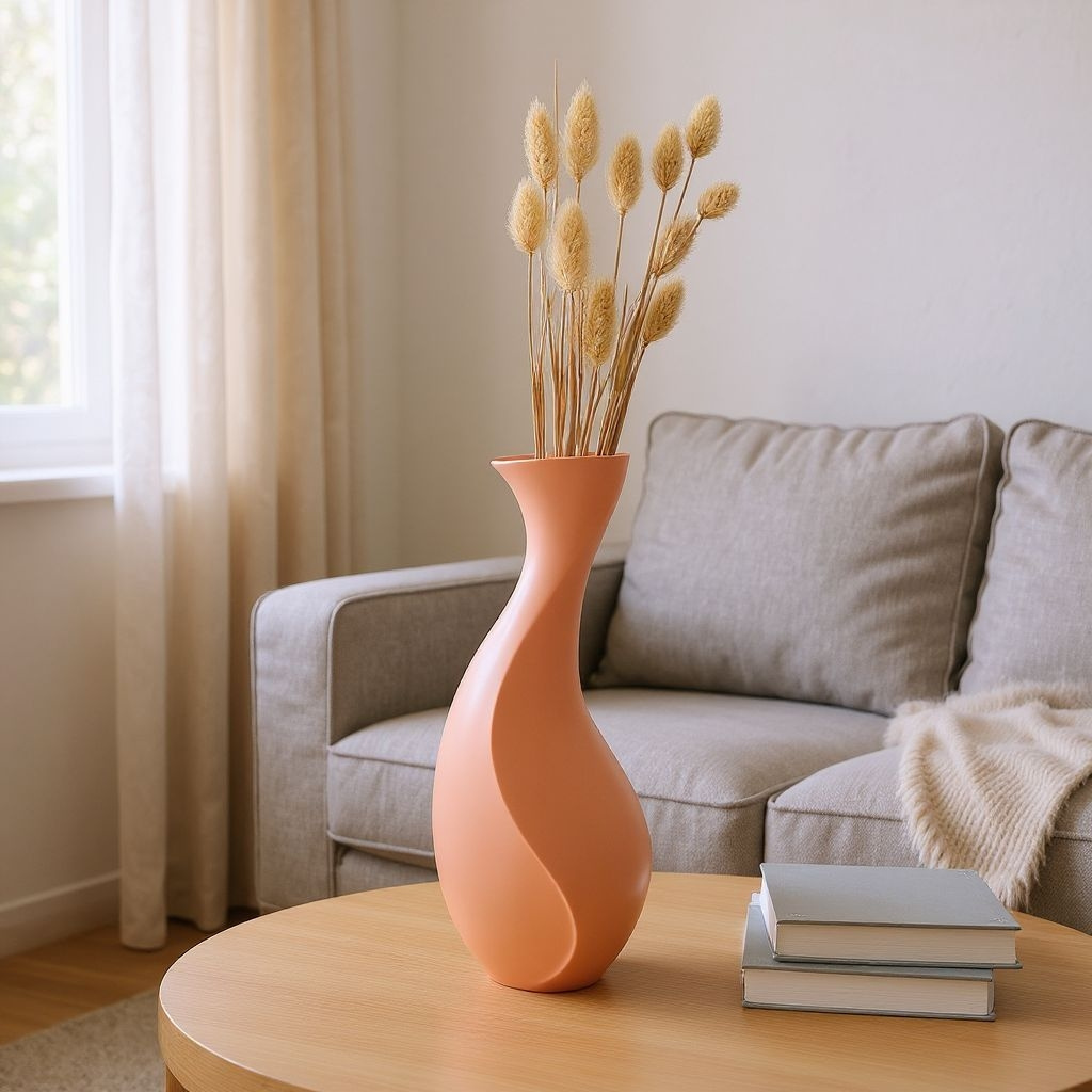 Timelessly beautiful, minimalist vase „Aura“ commercial STL file Vases by Deltaprints