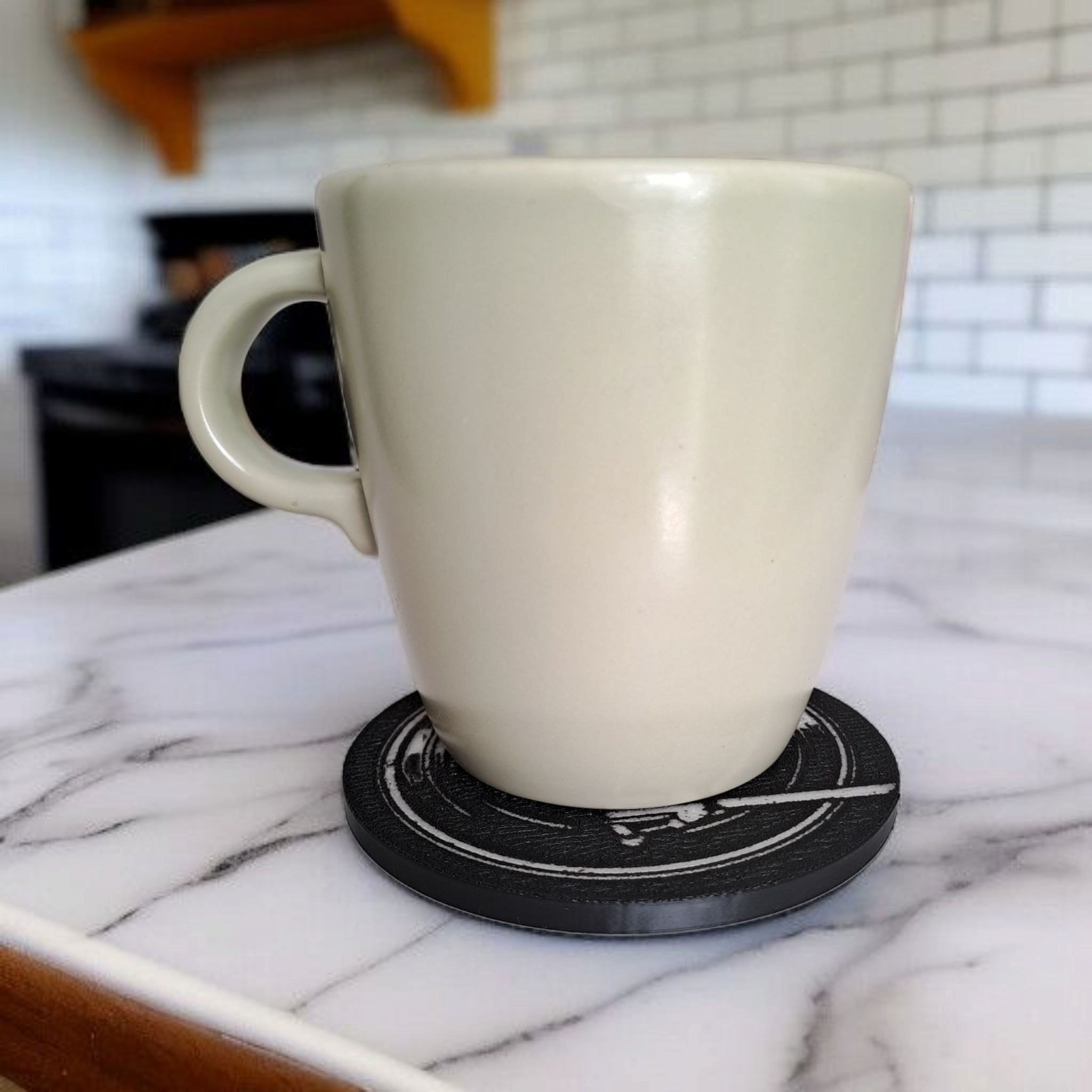 Old Record Coaster „Vintage Vinyl“ 3D print product image 2 by Deltaprints