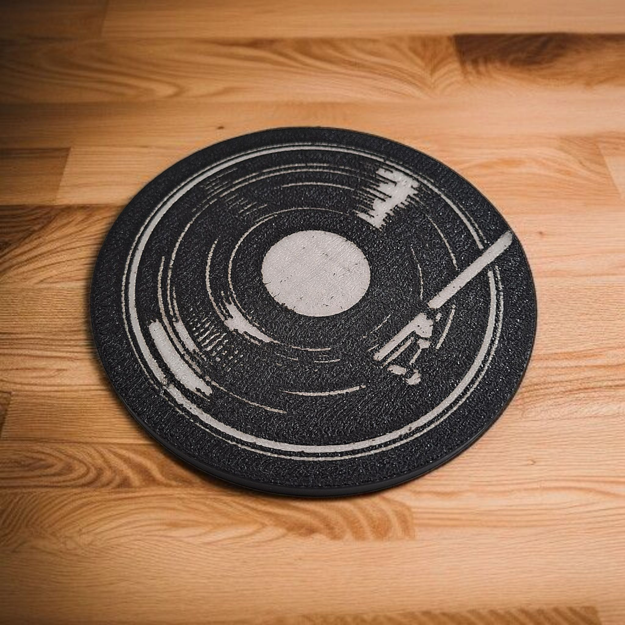 Old Record Coaster „Vintage Vinyl“ commercial STL file Desk Accessories by Deltaprints