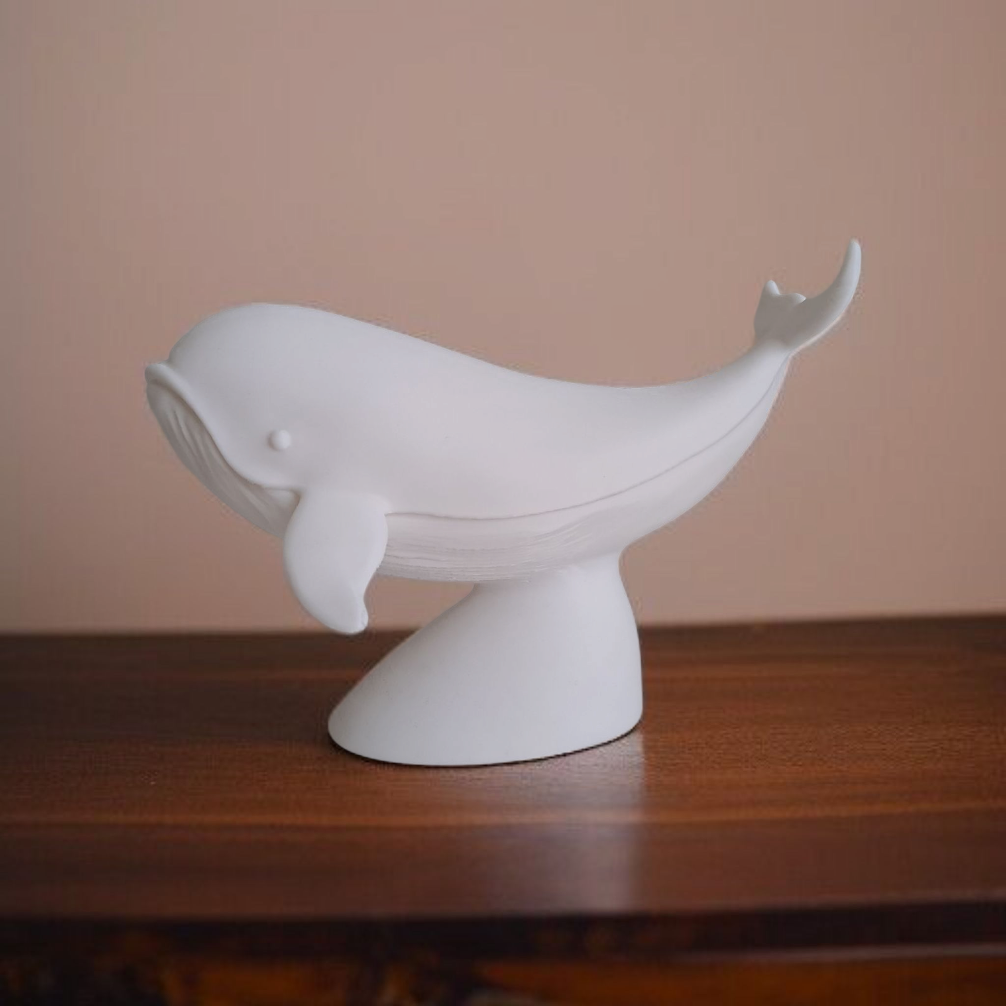 Sculpture #18 – Whale on stand 3D print product image 2 by Deltaprints