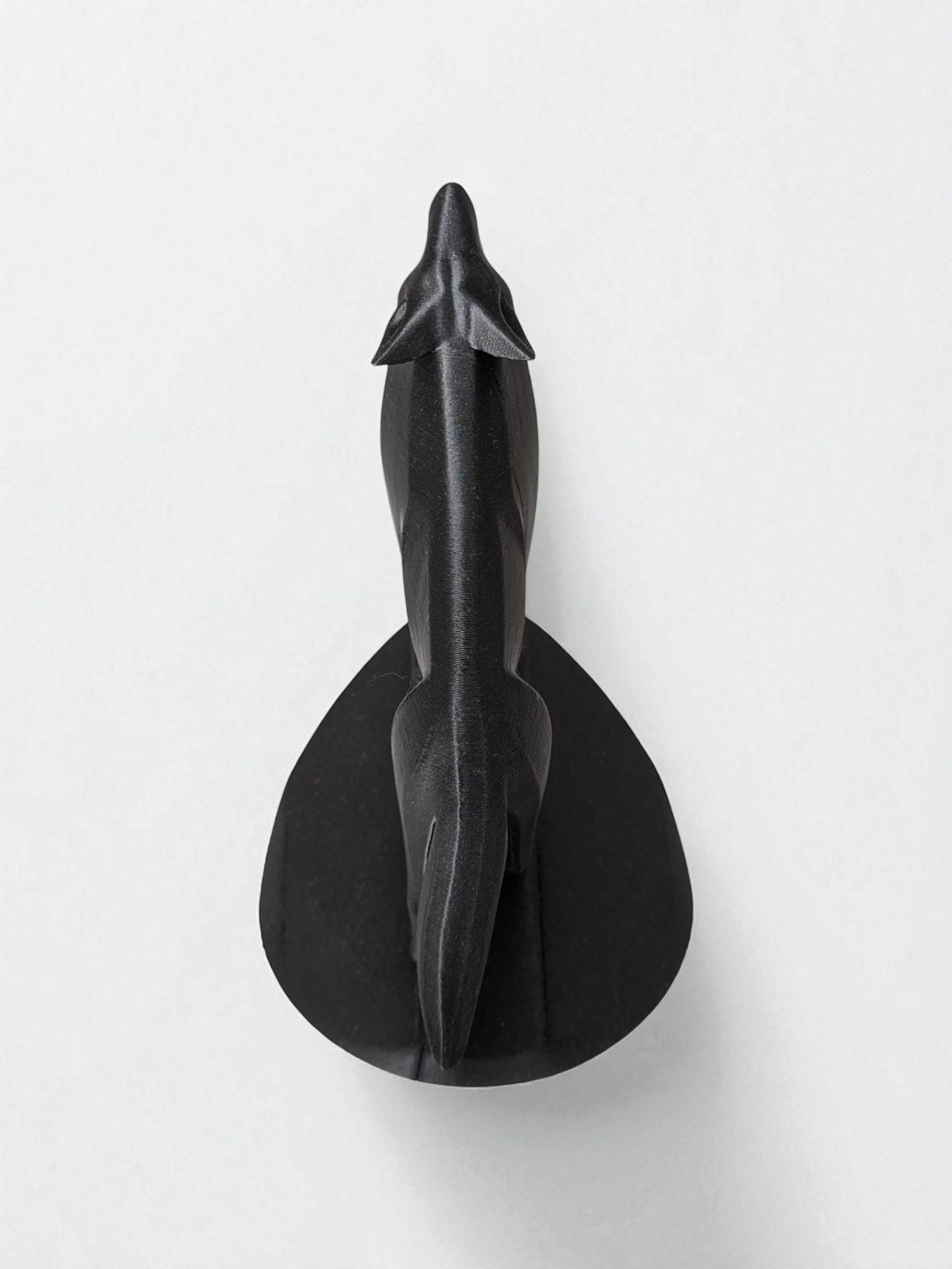 Sculpture #32 – Unique Minimalist Wolf on Pedestal 3D print product image 4 by Deltaprints