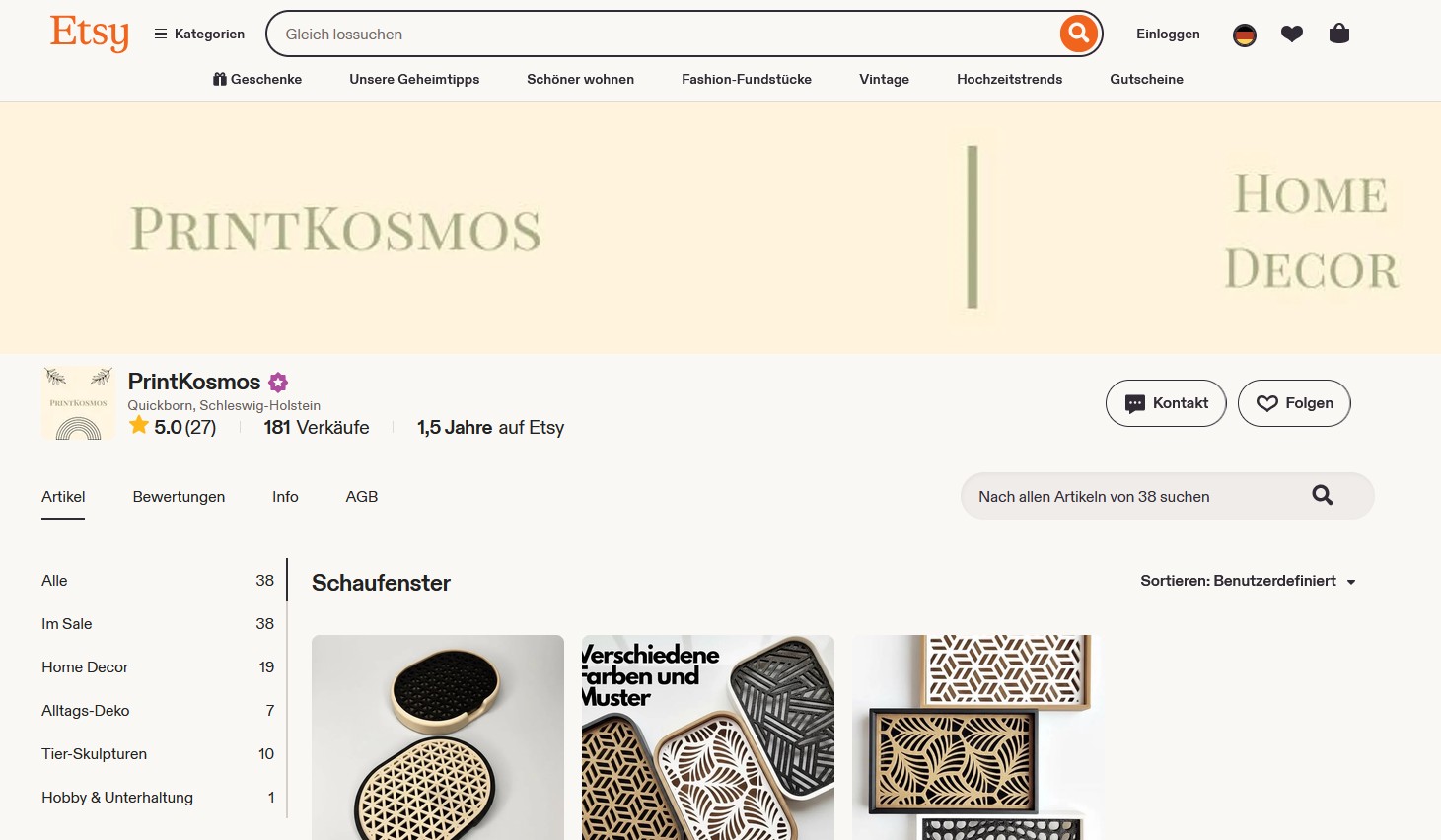 PrintKosmos shop screenshot